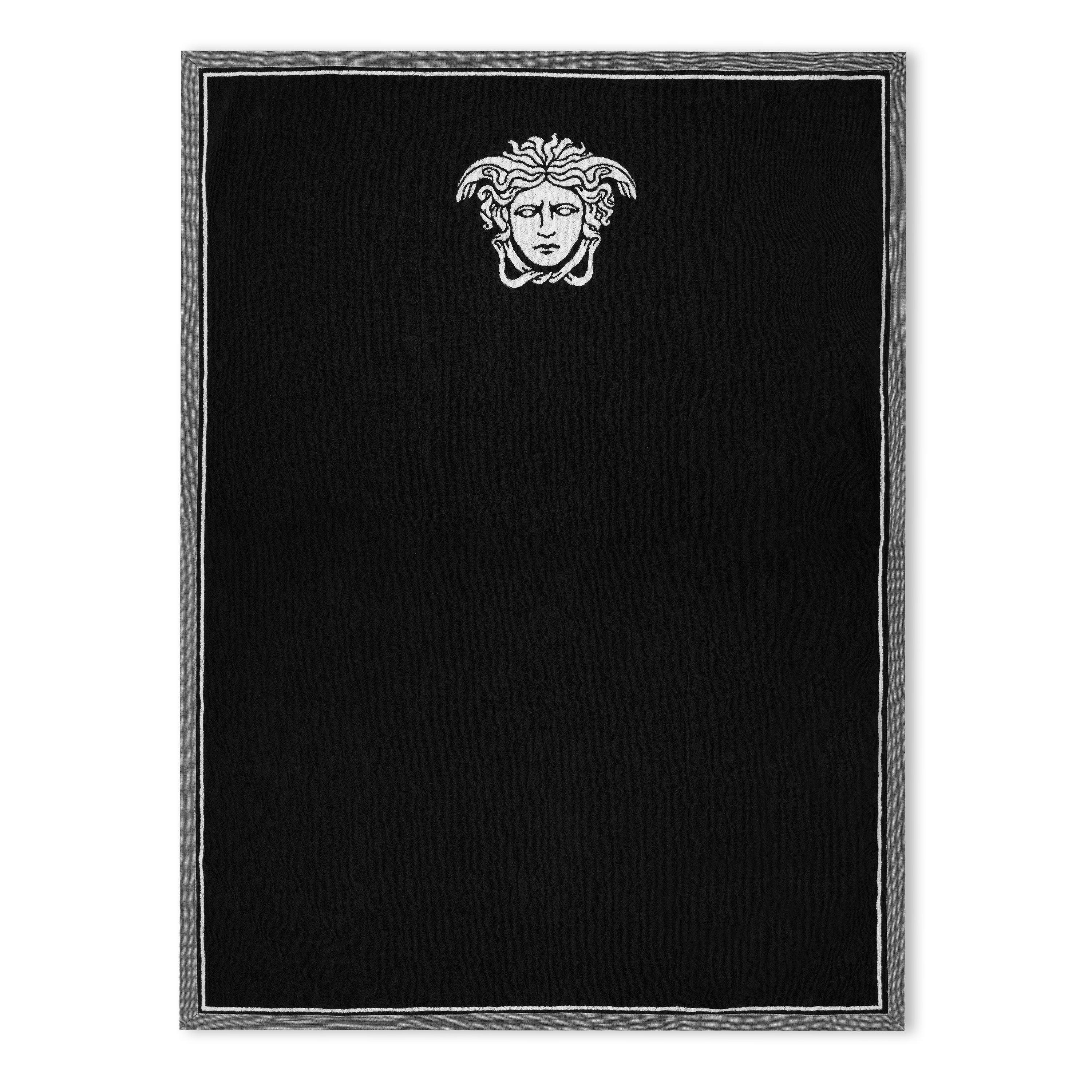 Navy - Versace Home - V Terry Bath Towel 64 - 1
