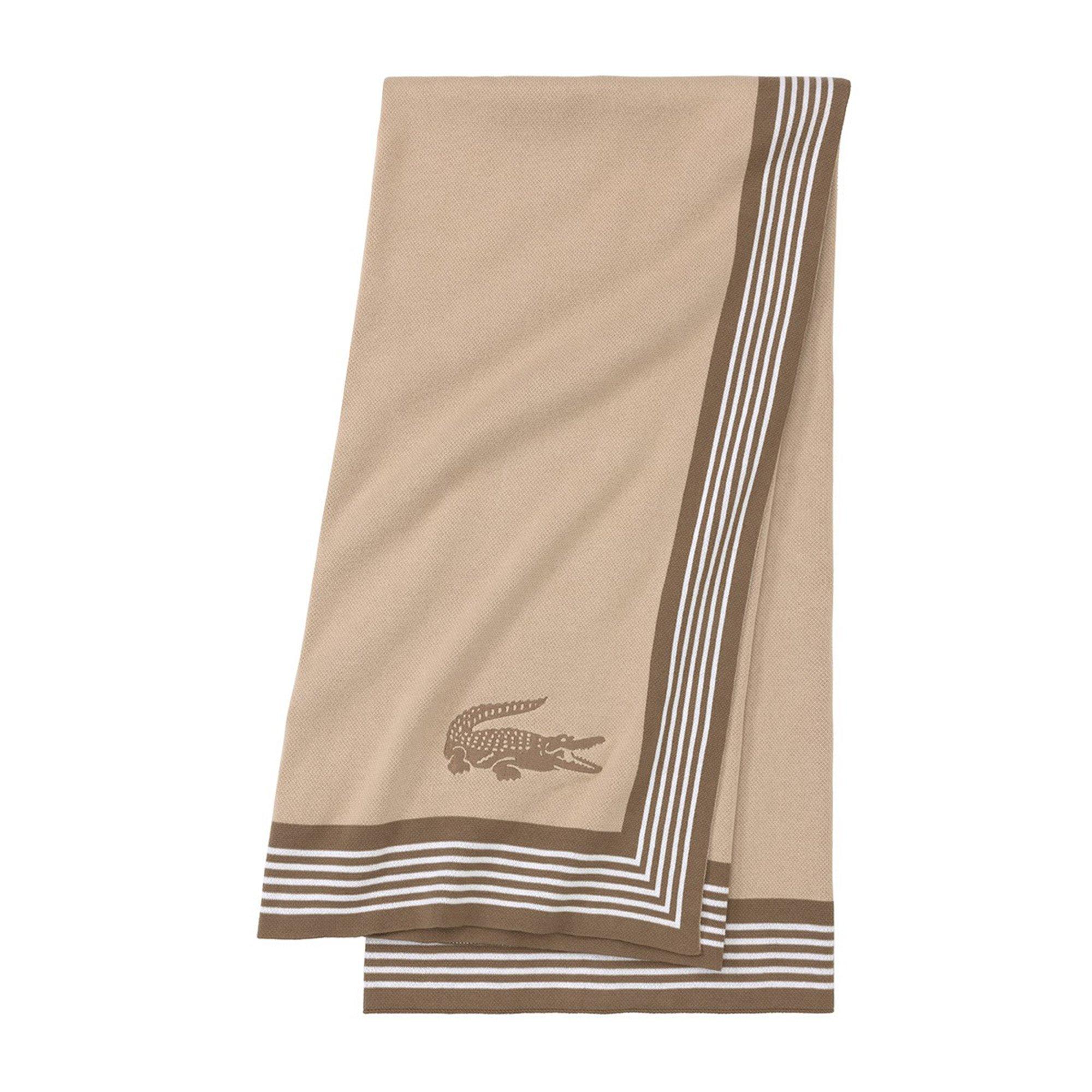 Beige - Lacoste - L Frame Throw - 1
