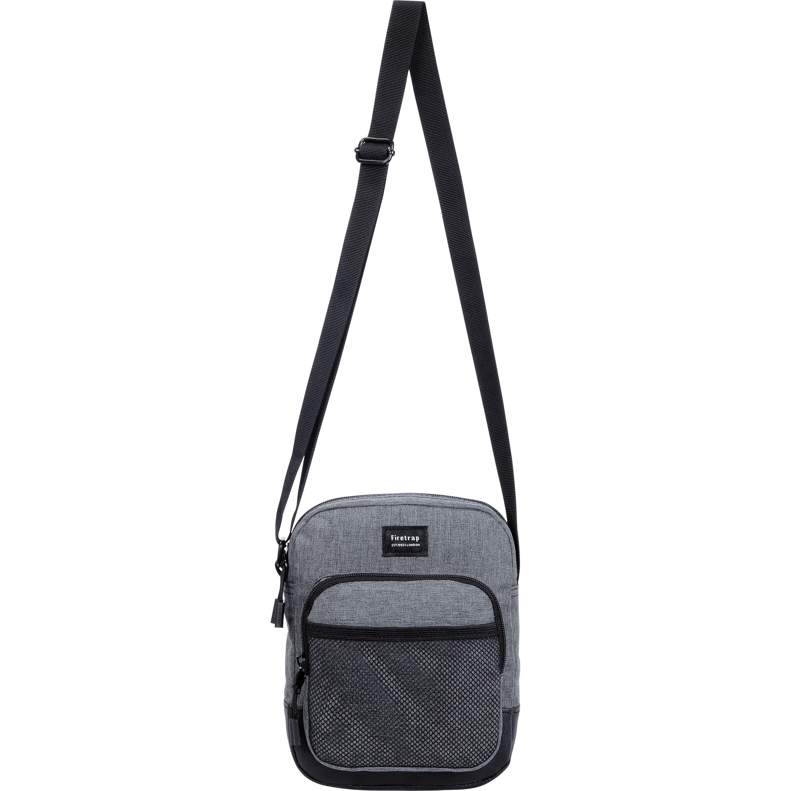 Black - Firetrap - Kingdom Cross Body Bag - 1