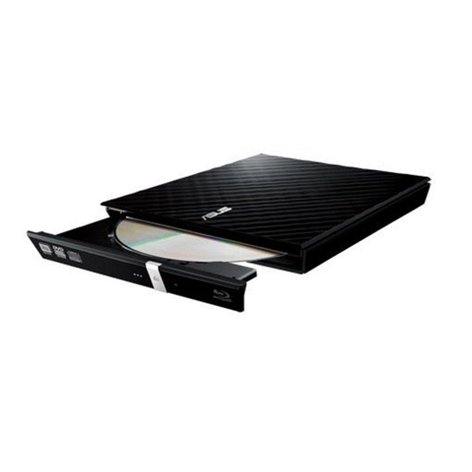 Black - ASUS - ASUS ZenDrive U7M - Ultra-slim Portable 8X DVD Burner - 1