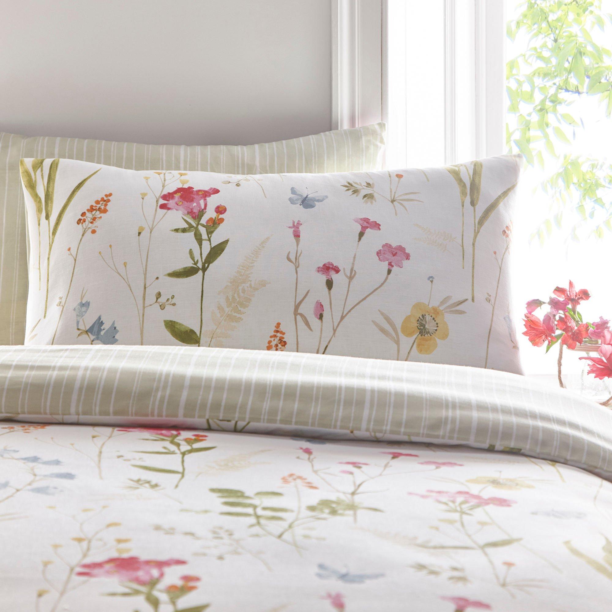Multi - Dreams and Drapes - Spring Glade Hand Painted Print Duvet Cover Set - 2