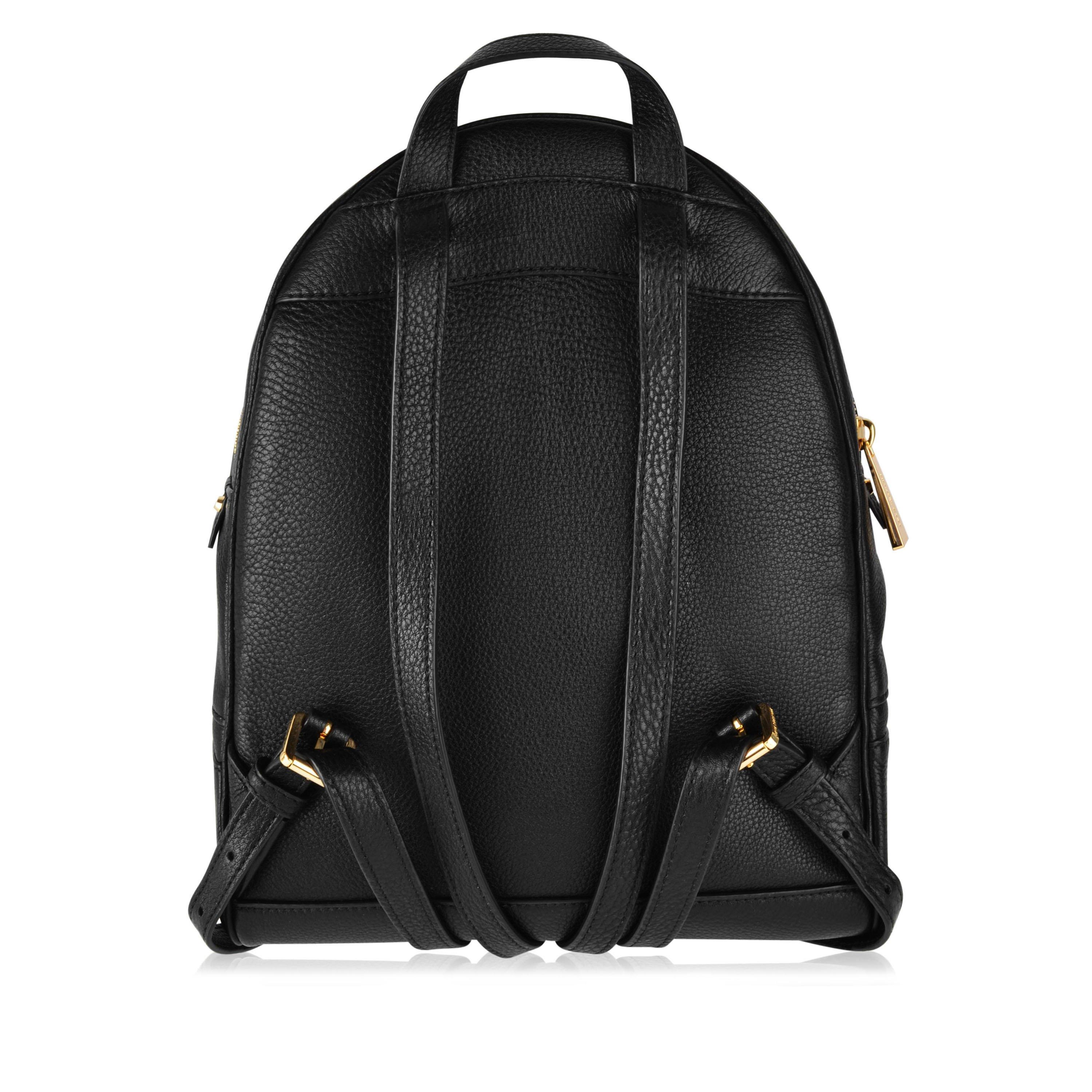 Black* - MICHAEL Michael Kors - Rhea Zip Backpack - 3