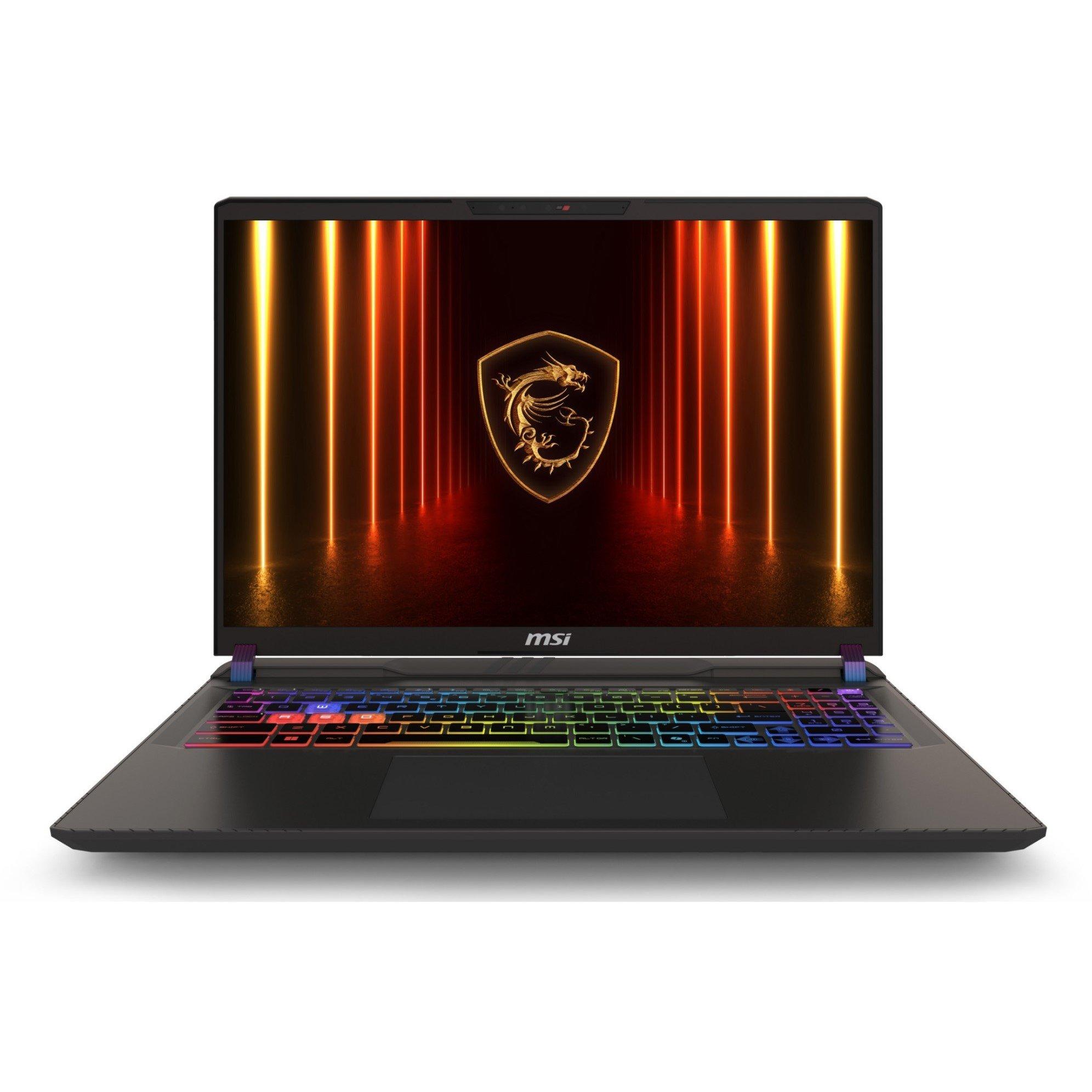 Zwart - MSI - MSI Vector 16 HX AI A2XWIG Gaming Laptop - Intel Core Ultra 9 275HX 16GB 1TB SSD RTX 5080 - 1