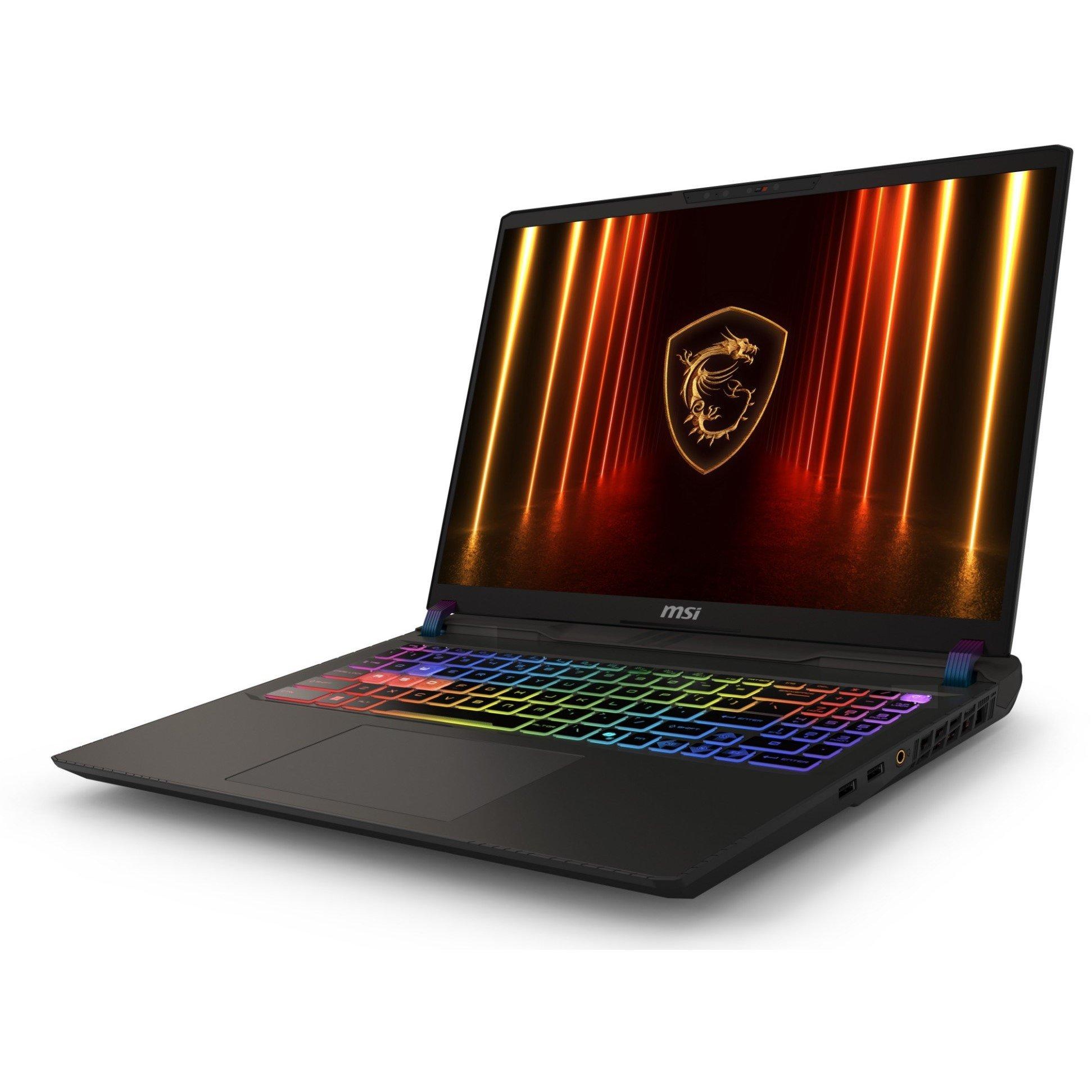 Crna - MSI - MSI Vector 16 HX AI A2XWIG Gaming Laptop - Intel Core Ultra 9 275HX 16GB 1TB SSD RTX 5080 - 4