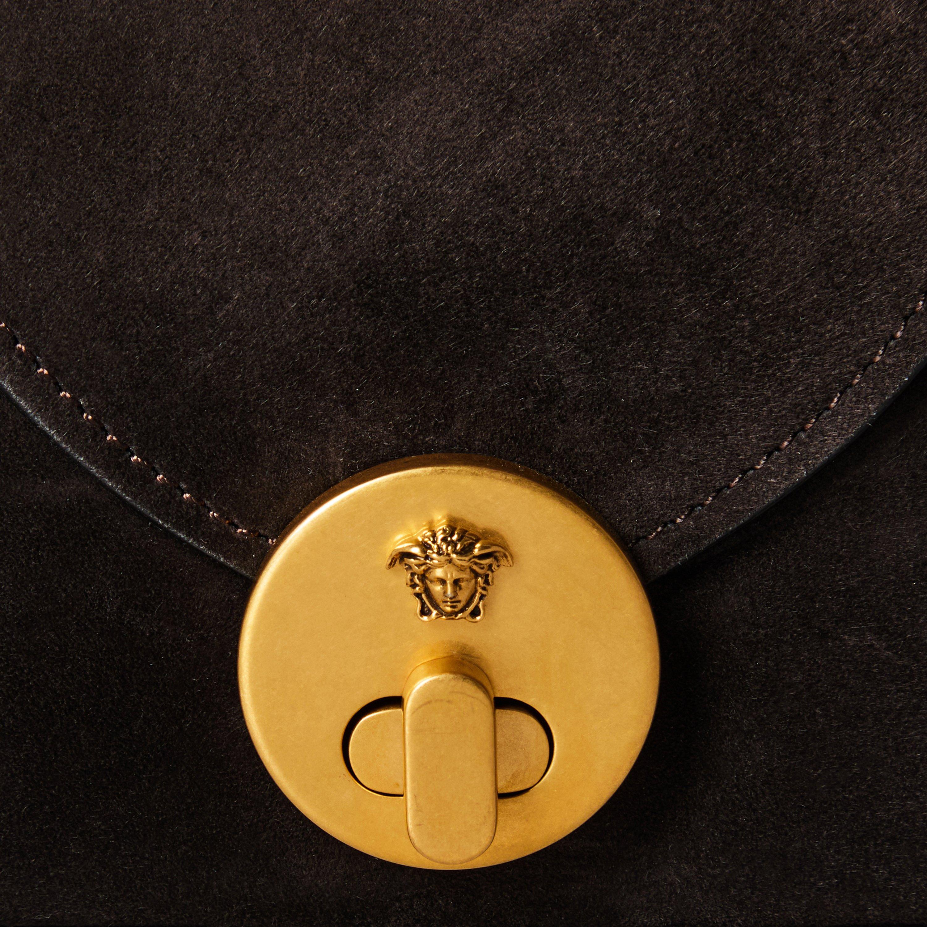 Moka Suede - Versace - Versace Sde Cltch Ba Ld64 - 3
