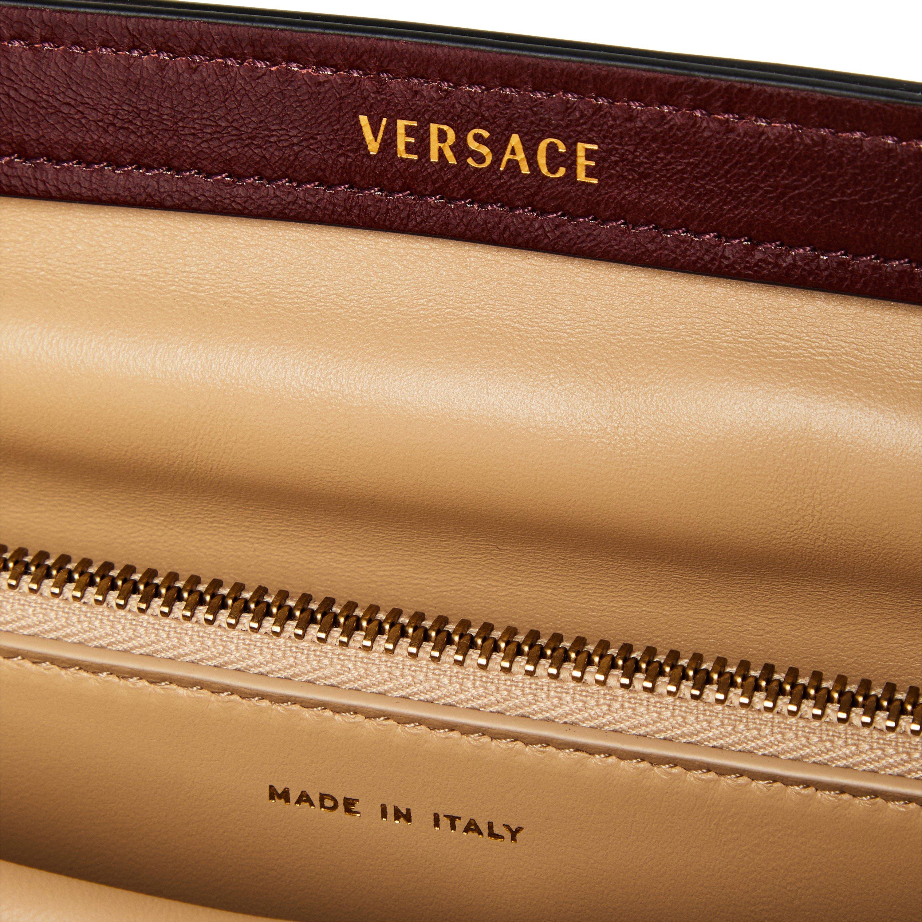 Moka Suede - Versace - Versace Sde Cltch Ba Ld64 - 4