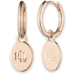 Ralph Lauren Huggie Logo Drop Earrings