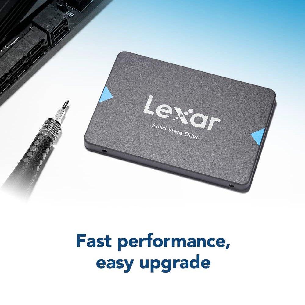 Black - Lexar - NQ100 Internal 2.5 SSD SATA 1TB - 8