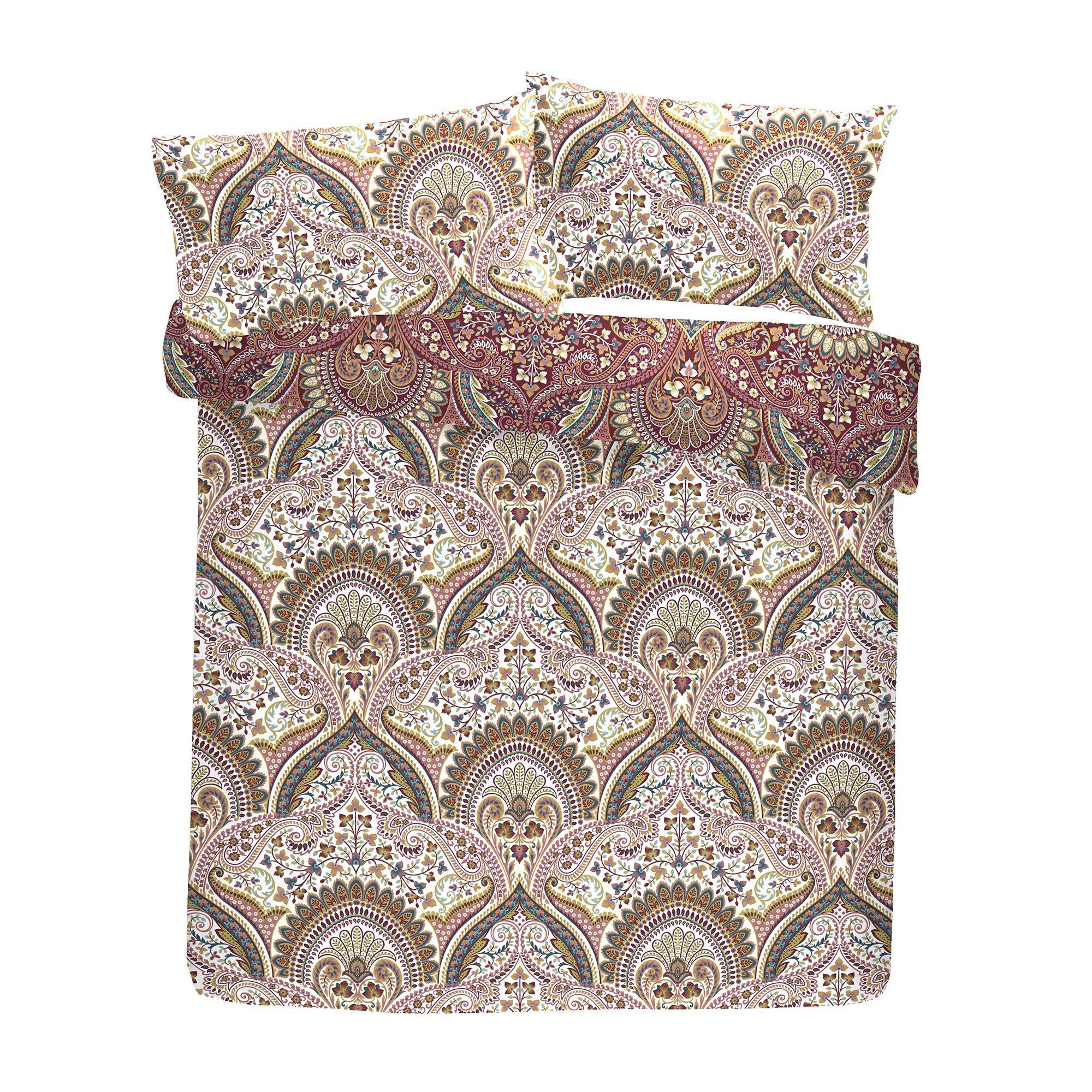 Multi - Dreams and Drapes - Palais Jacobean Print Duvet Cover Set - 6