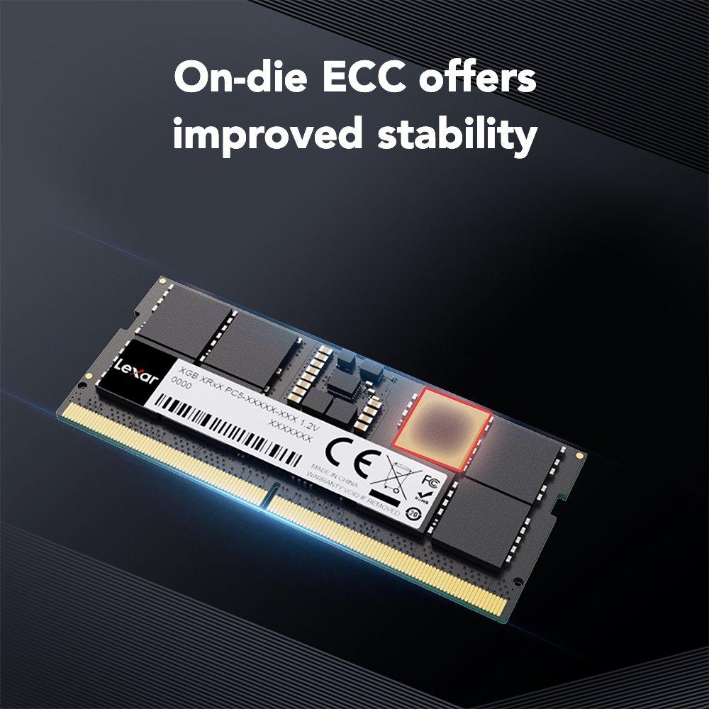 Black - Lexar - SO-DIMM 5600 DDR5 16GB DRAM - 4