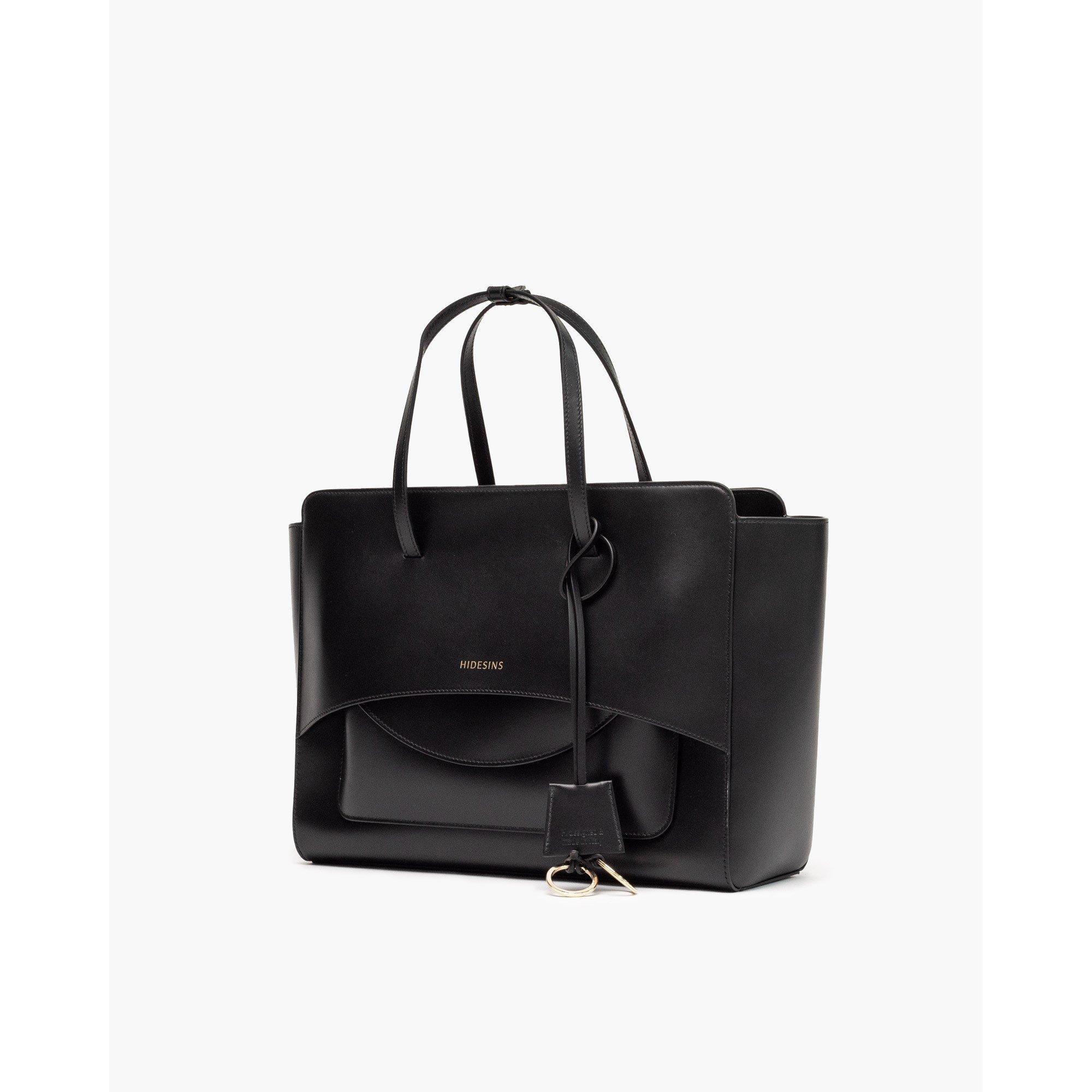 BLACK - Hidesins - Women's Flap L Satchel Bag - 2