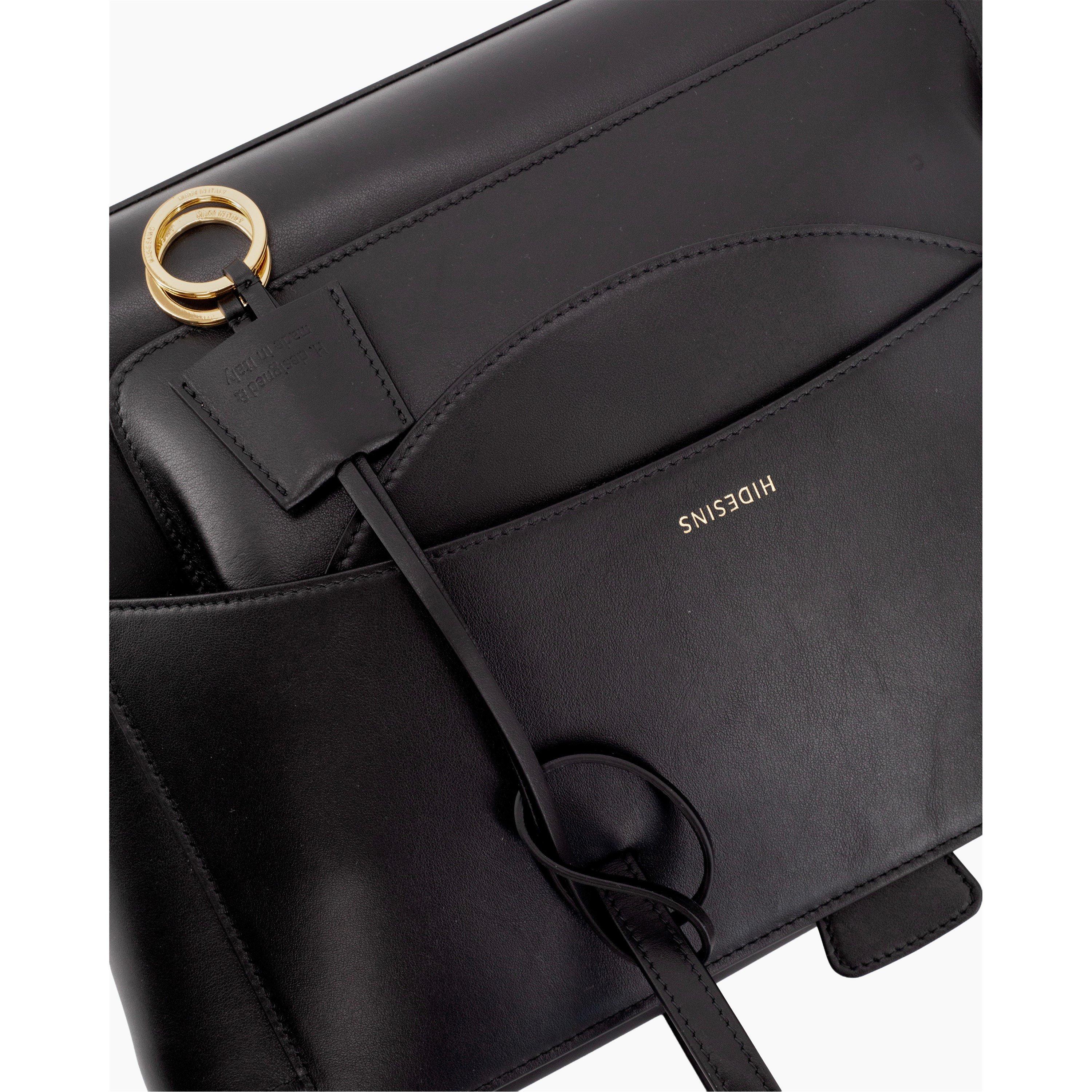 BLACK - Hidesins - Women's Flap L Satchel Bag - 8