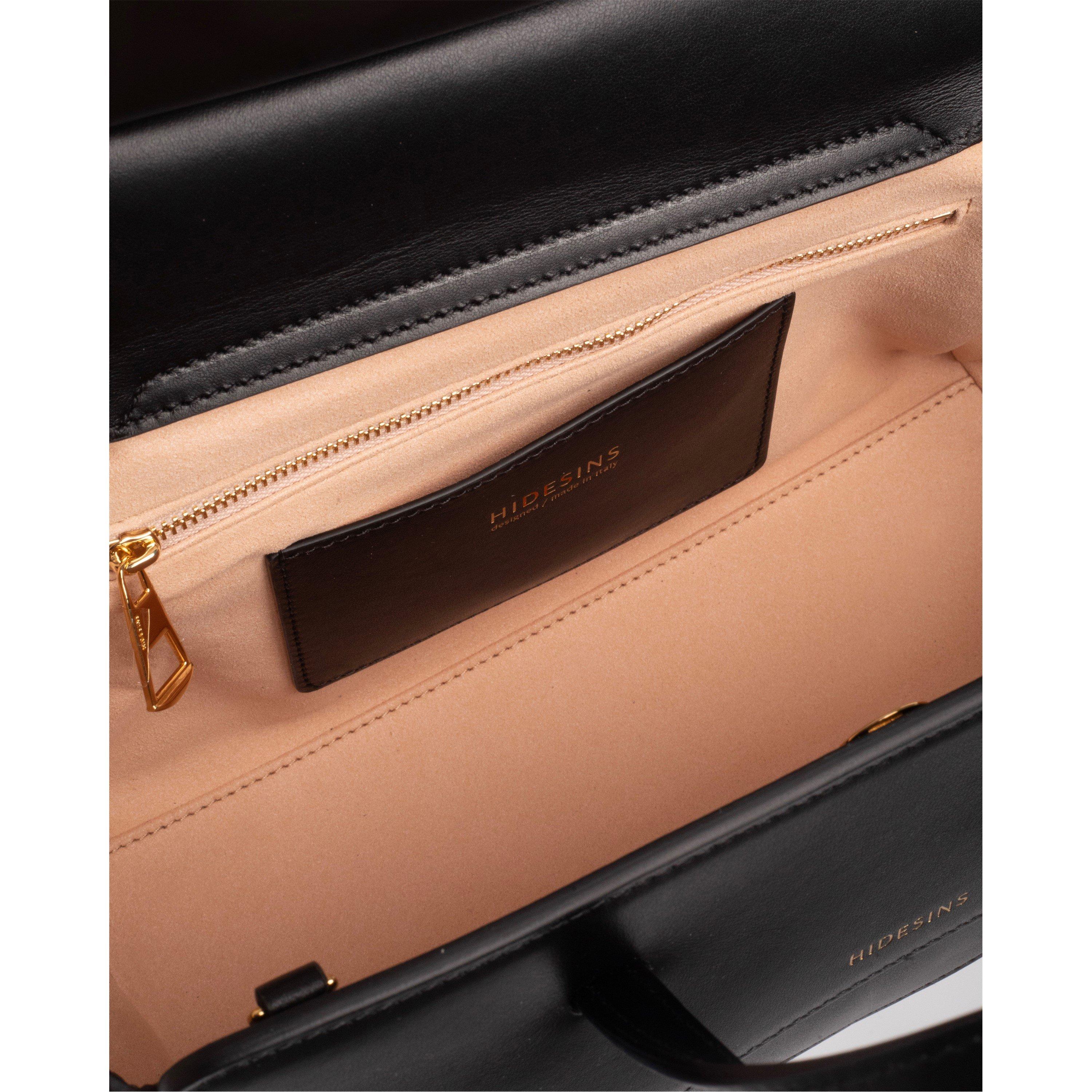 BLACK - Hidesins - Women's Flap L Satchel Bag - 9