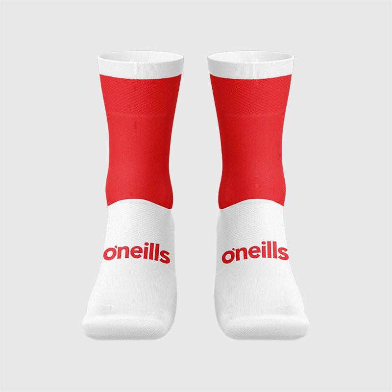 Red/White - ONeills - O'Neills Cork Home Socks Senior - 1