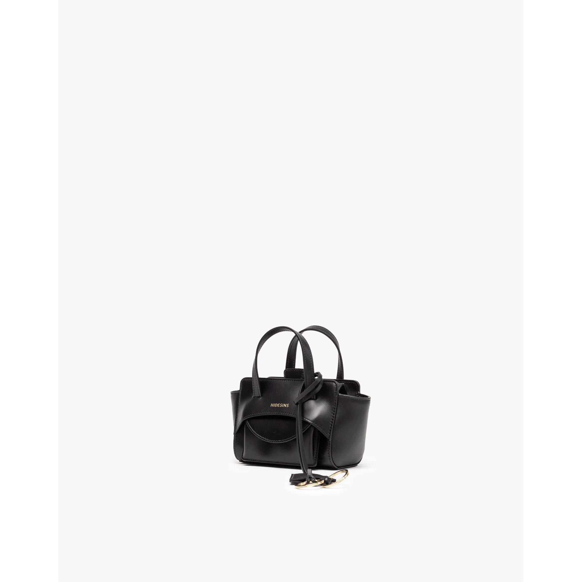 BLACK - Hidesins - Women's Flap XS Top Handle Bag - 2