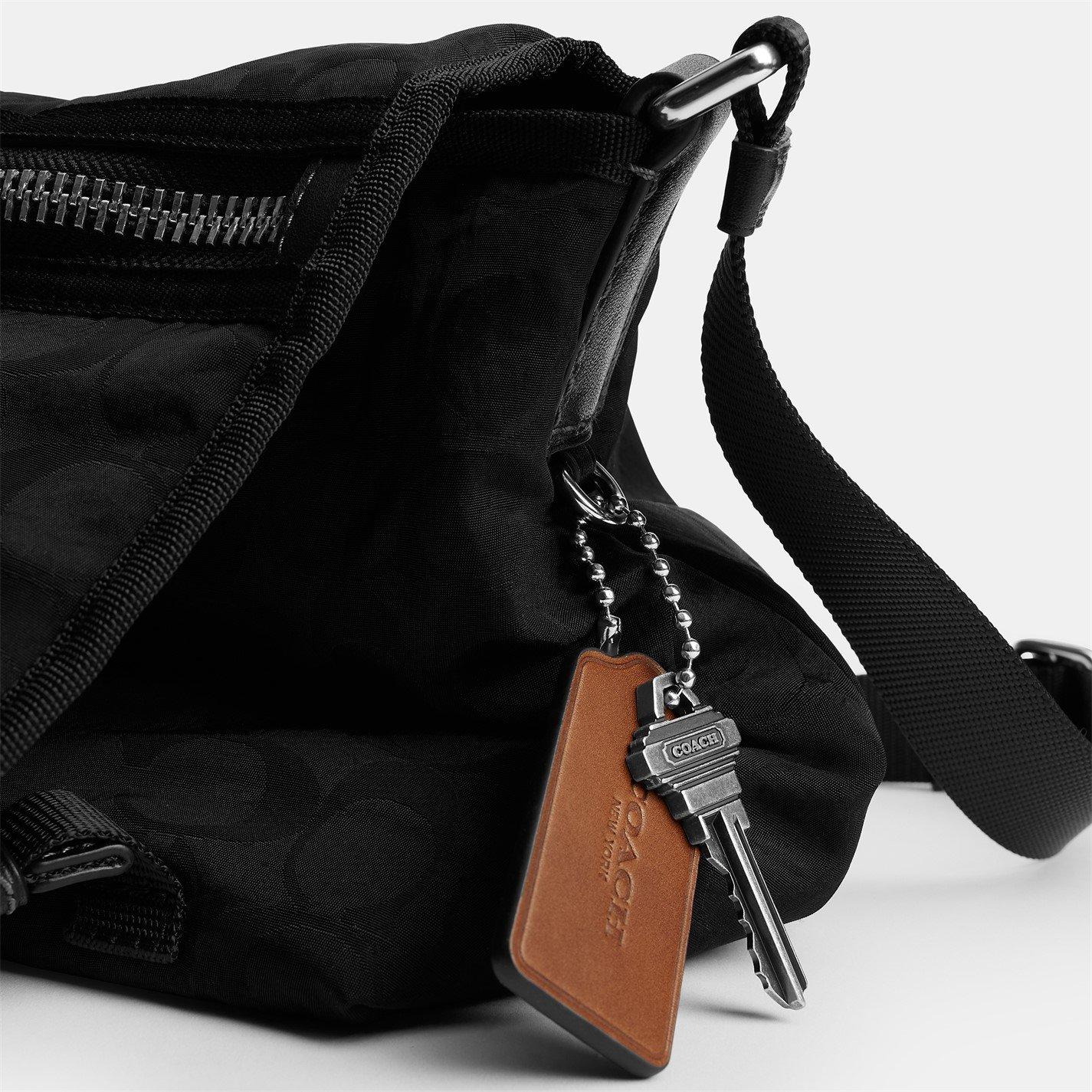 Black - Coach - Lane Messenger Bag - 3