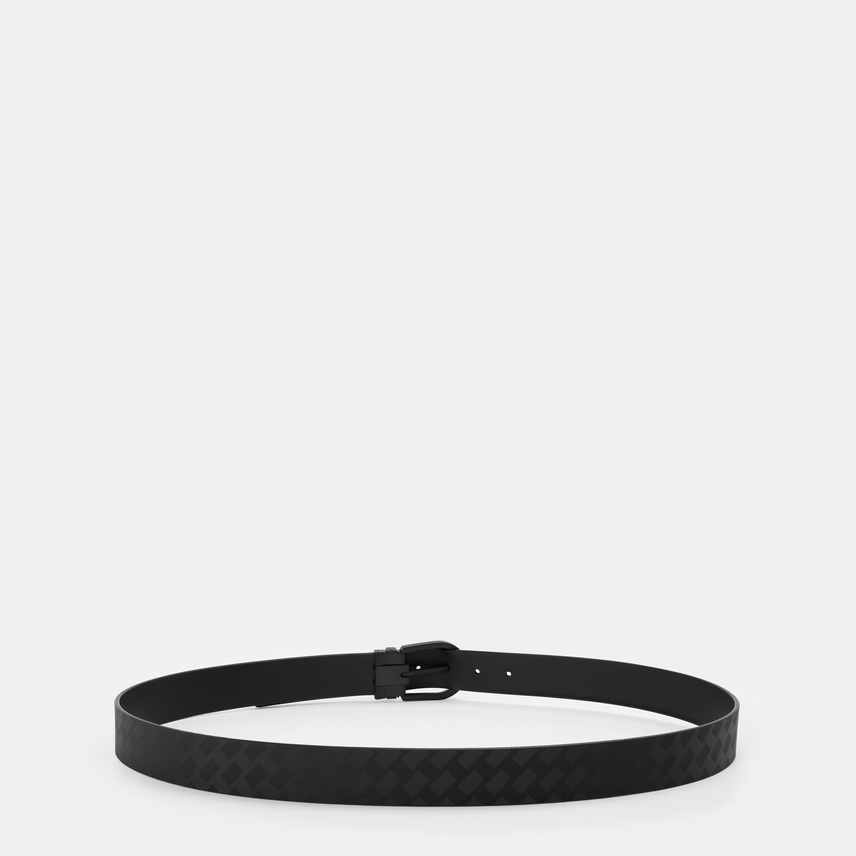 Black - Montblanc - Leather Belt - 2
