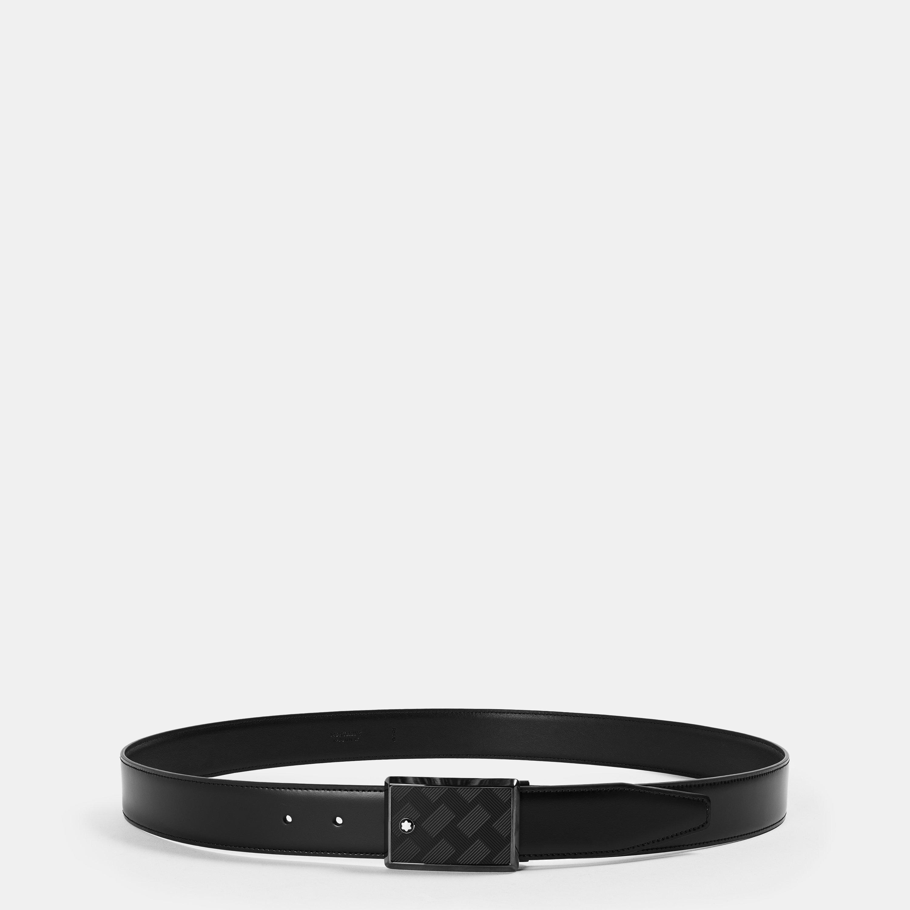 Black - Montblanc - Leather 35 Mm Belt - 1