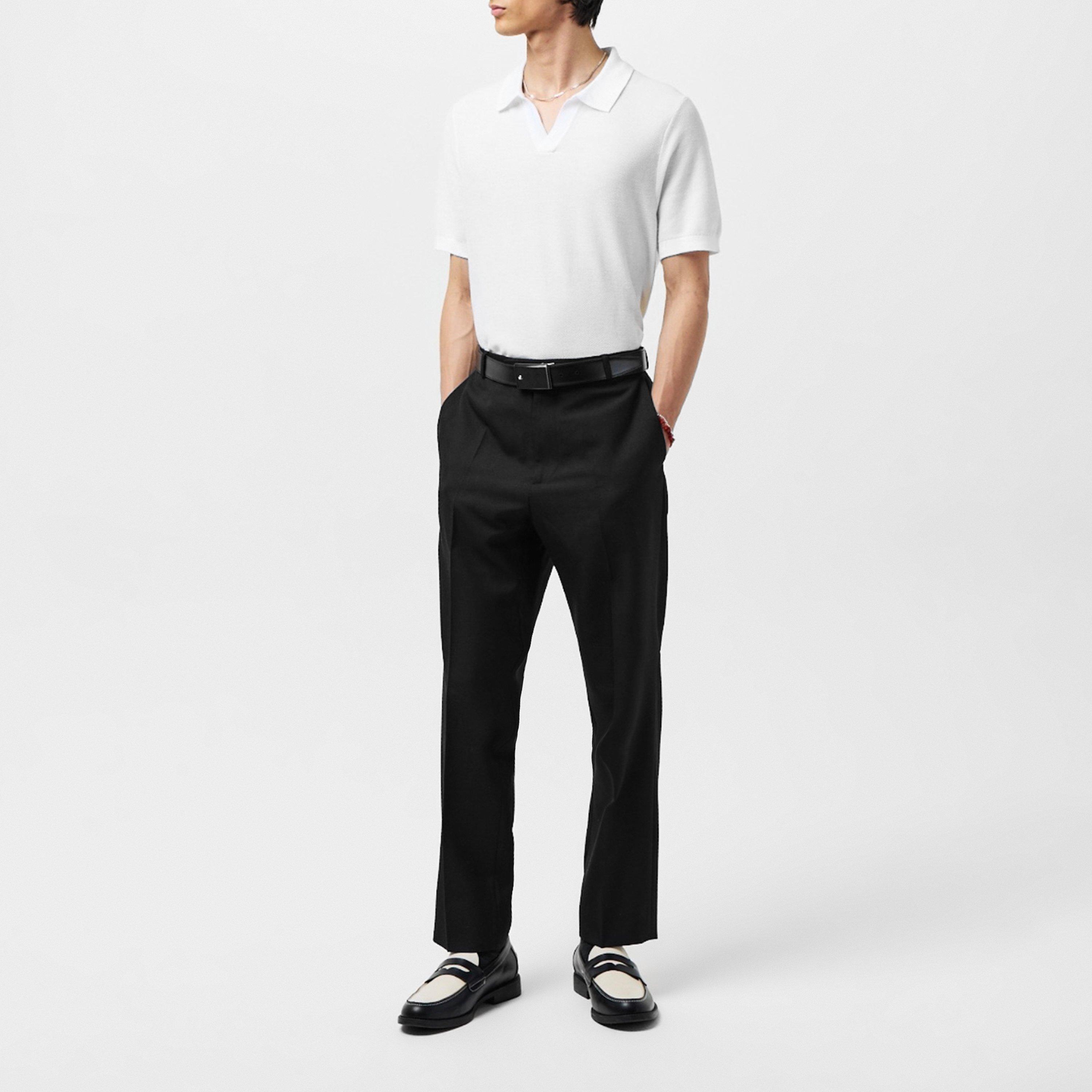 Black - Montblanc - Leather 35 Mm Belt - 5