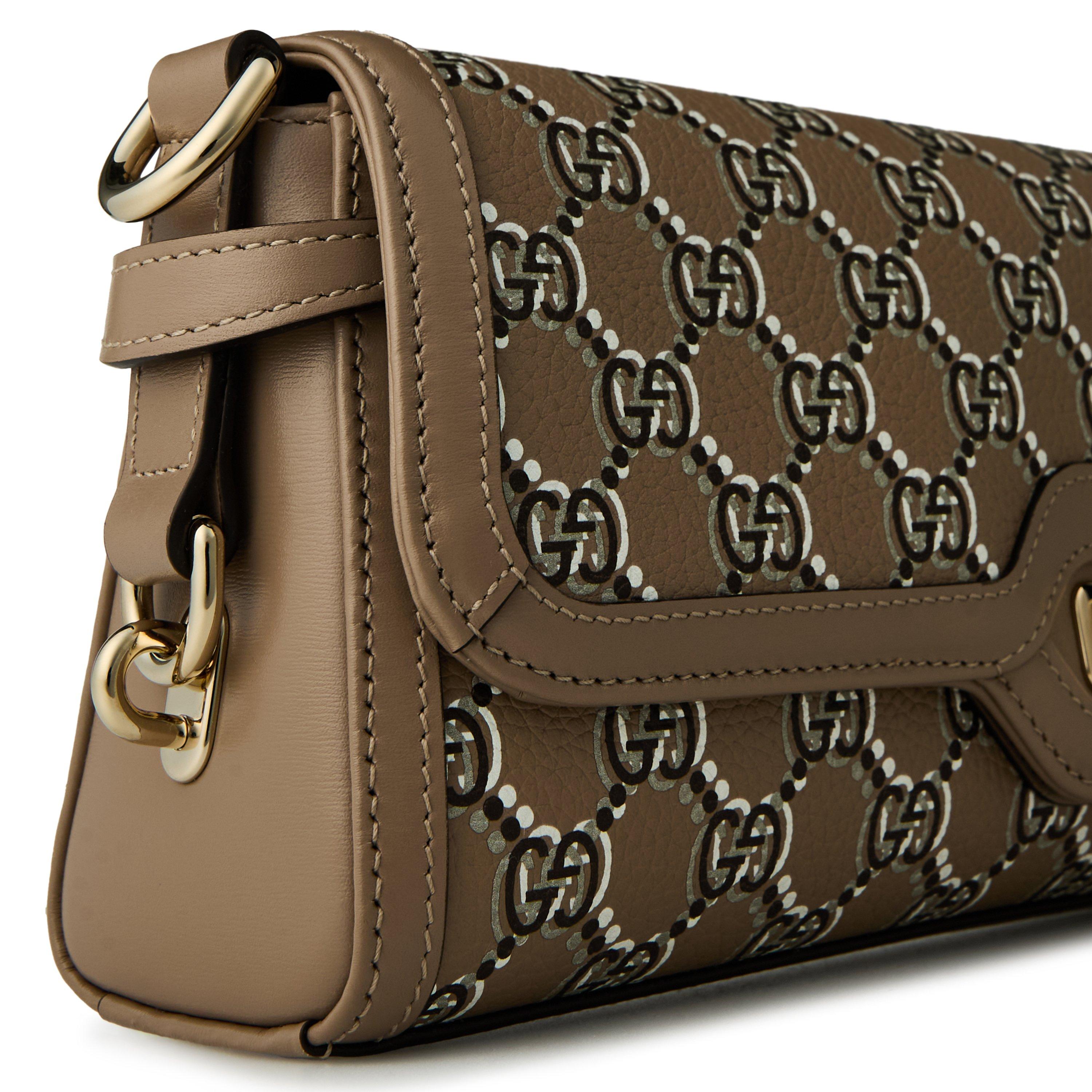 GUCCI｜CROSSBAGS (699438 UKMDG 2570) Buy Gucci Messenger Bag With Jumbo GG 'Camel/Ebony' - 675891