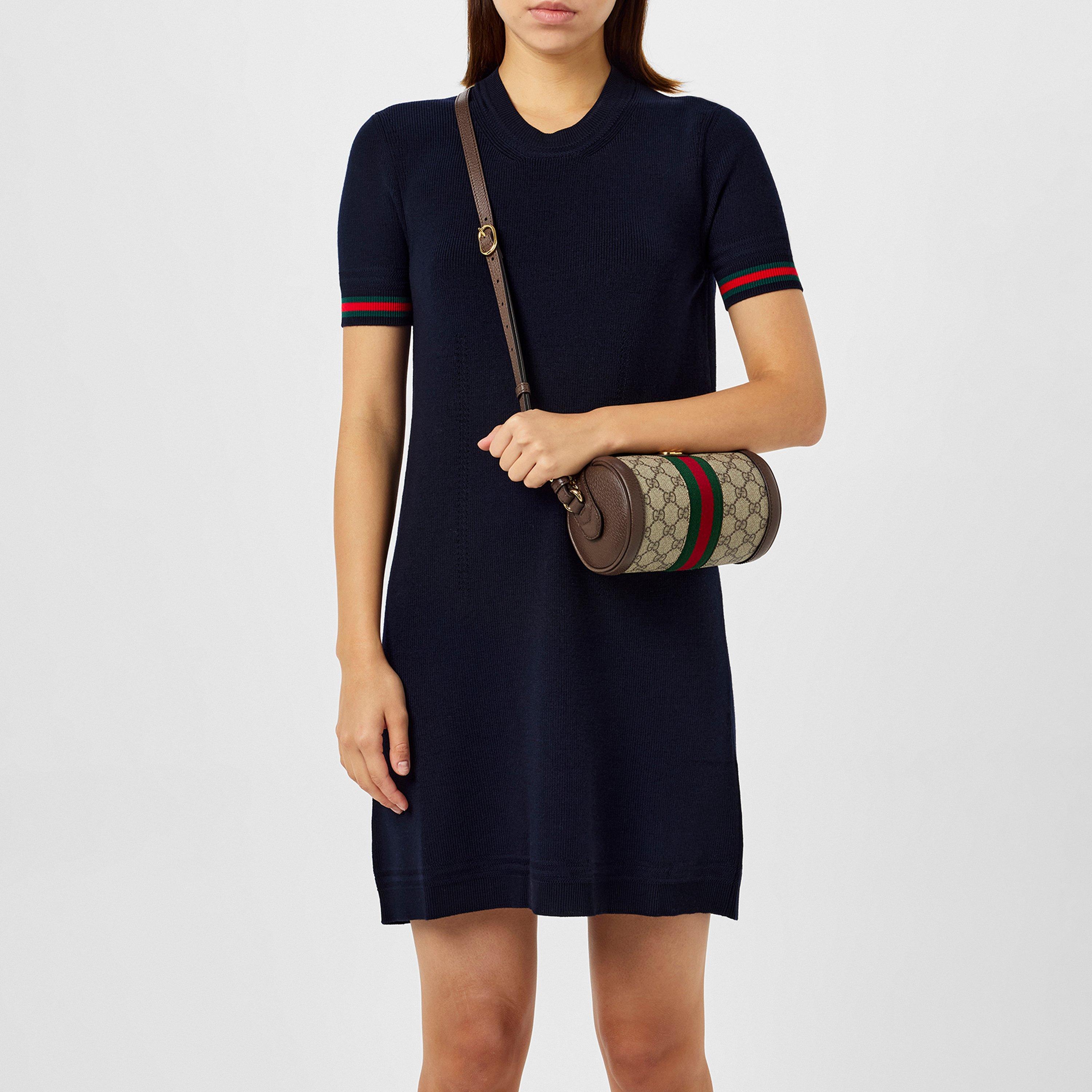 Ebony/Acero - Gucci - Ophidia Mini Shoulder Bag - 3