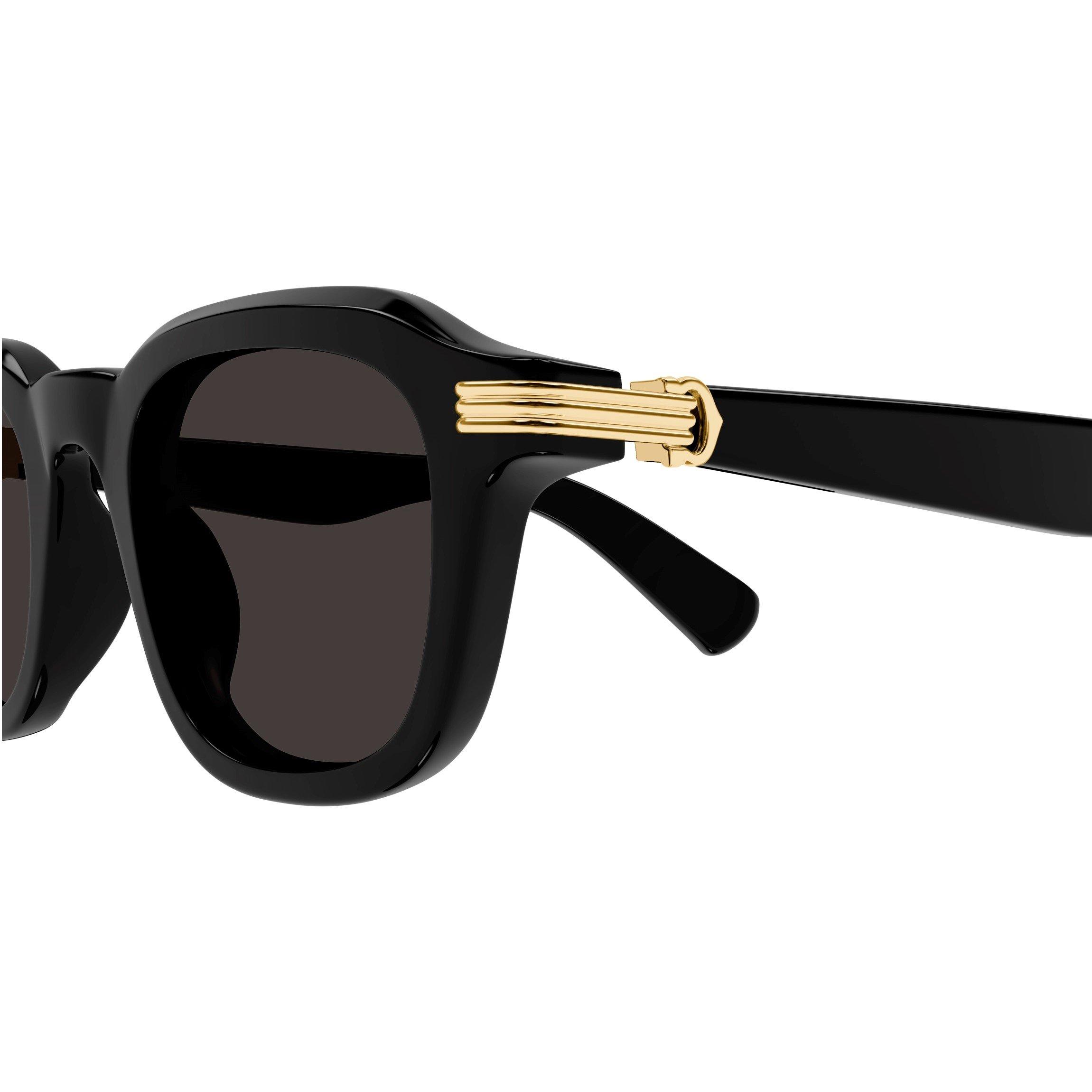 Black/Grey - Cartier - Cartier CT0536S Mens Round Rectangle Sunglasses - 3