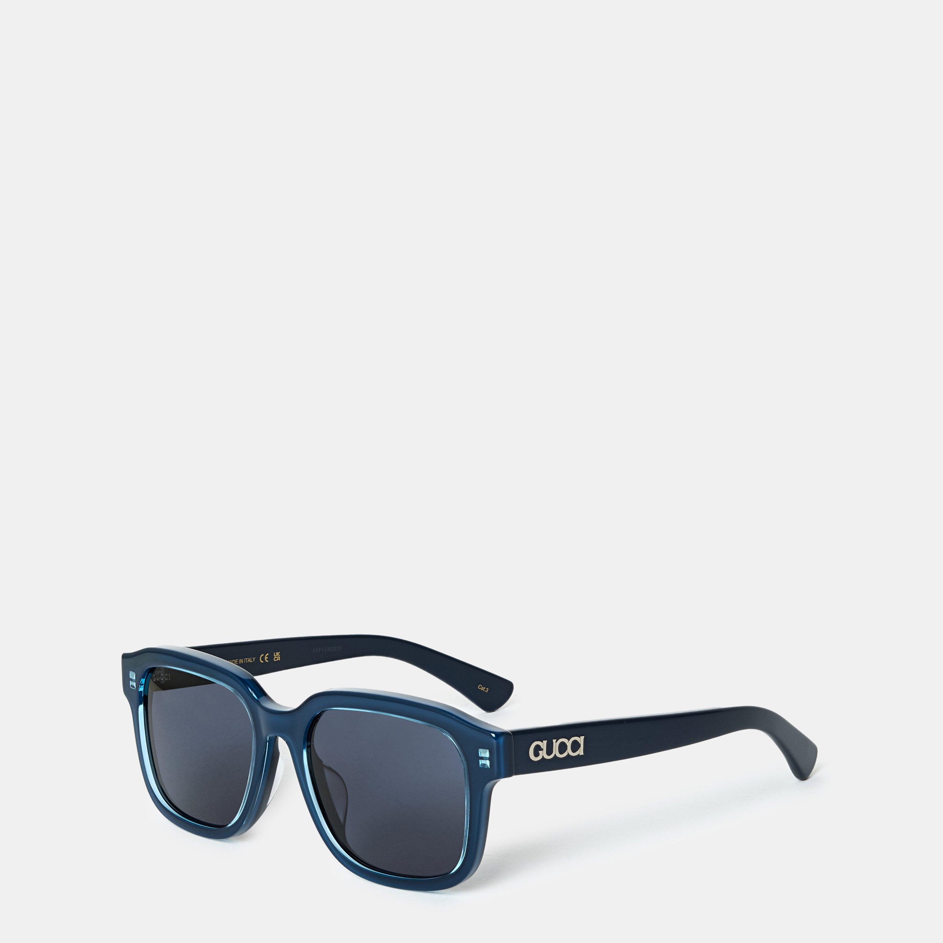 Light Blue - Gucci - Square Frame Sunglasses - 1
