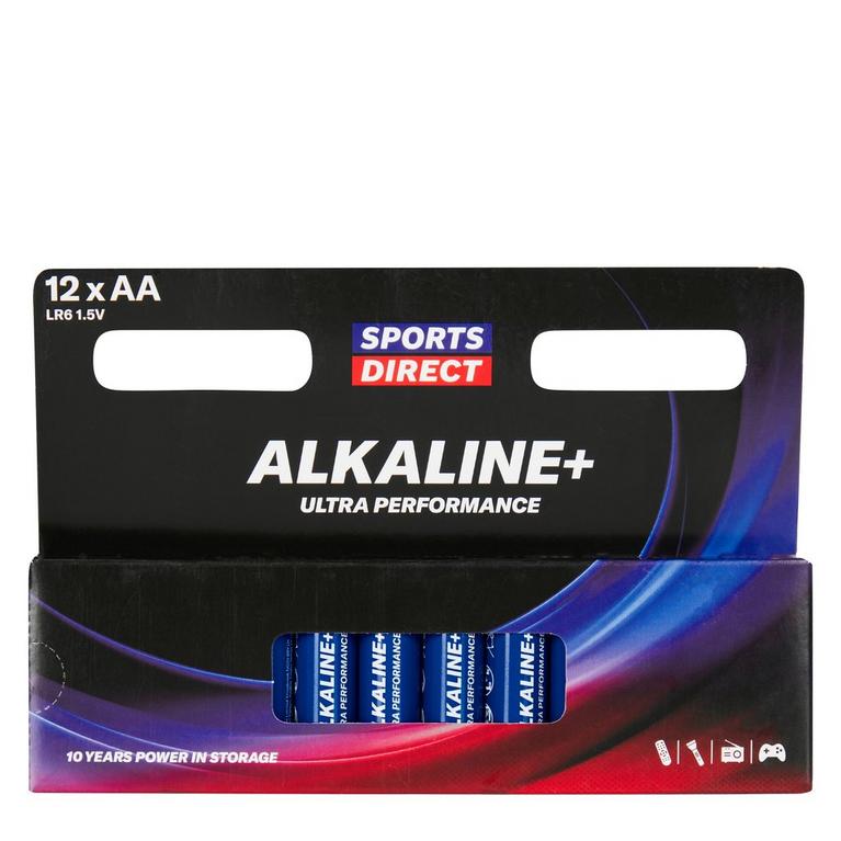 Blanc/Bleu/Rouge - SportsDirect - SportsDirect Alkaline AA Batteries 12 Pack