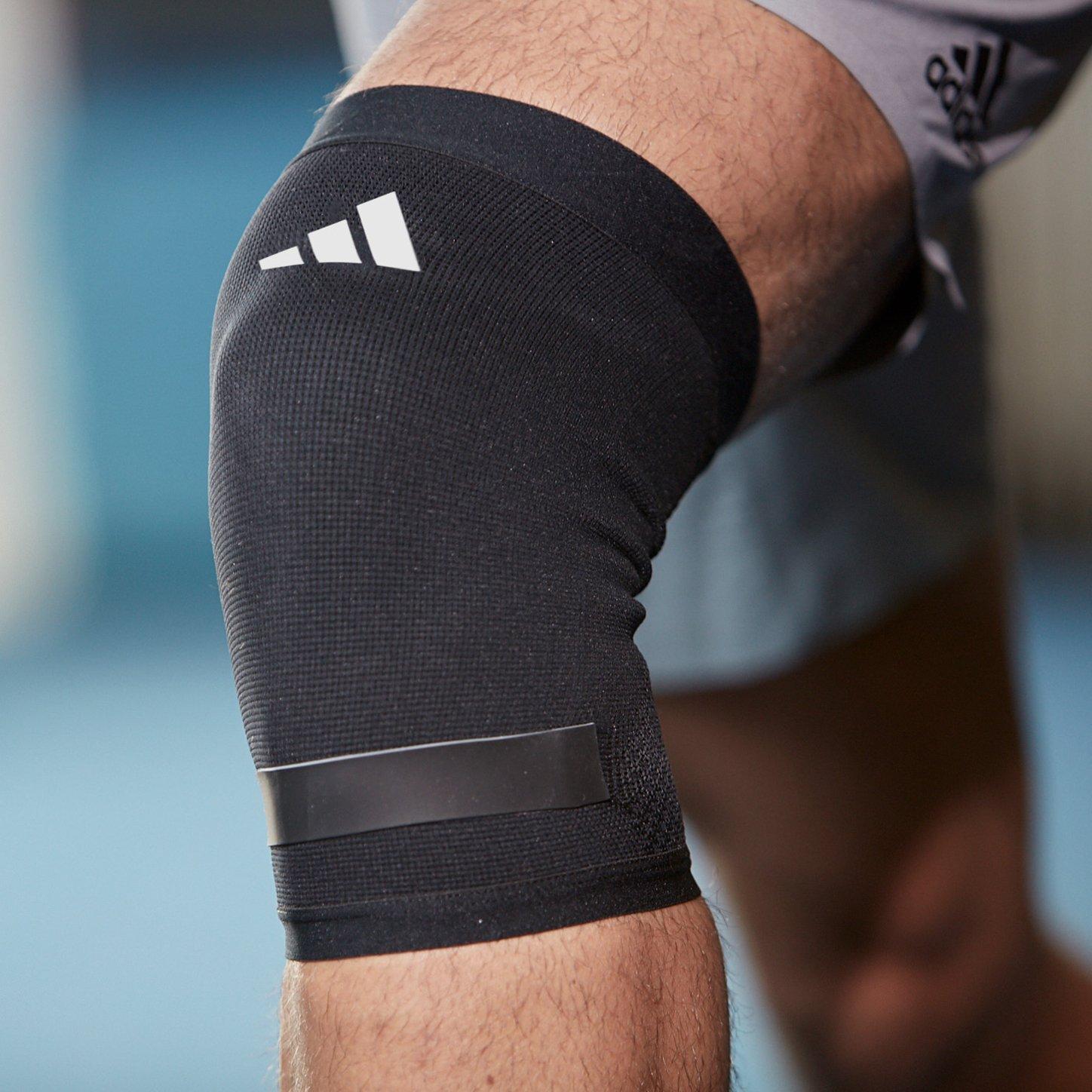 Black - adidas - CLIMACOOL Kinesiology Band Knee Support - 8