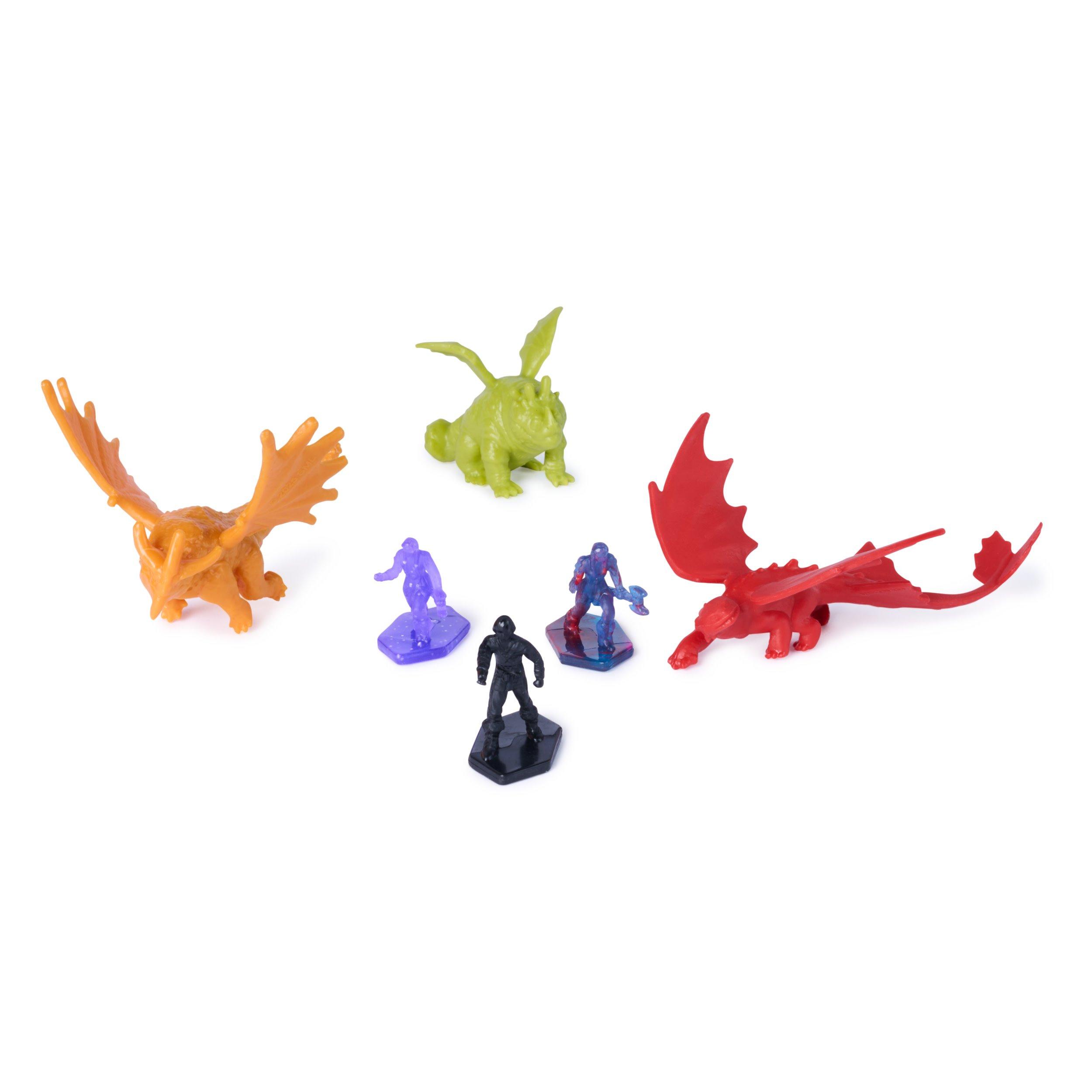 VIŠEBOJAN - HTTYD - World of Berk: Trial of Flame Barrel of Dragons Set - 6