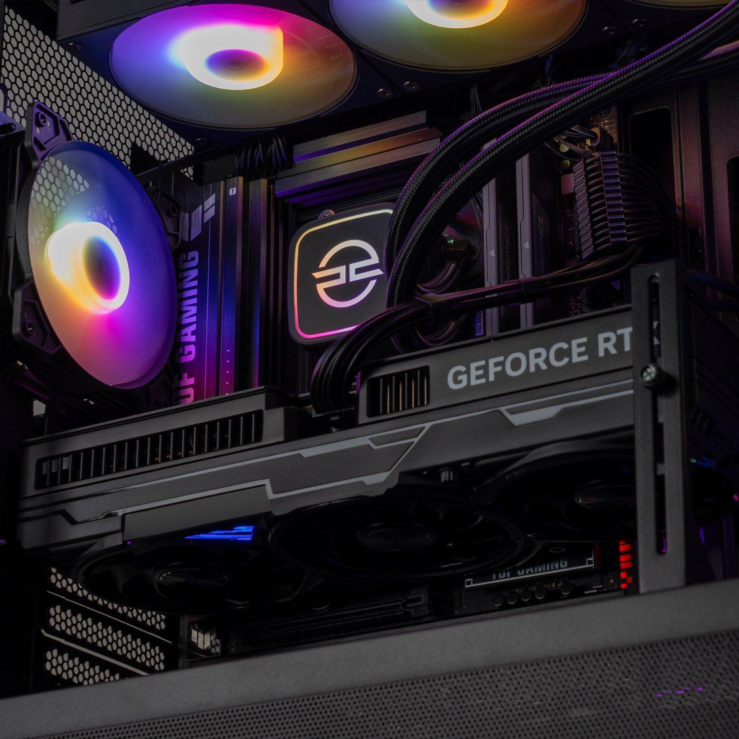 Zwart - PCSpecialist - Wraith 222 Gaming PC - Ryzen 7 9800X3D RTX 5080 16GB 32GB RAM 2TB SSD - 4K Gaming - 3