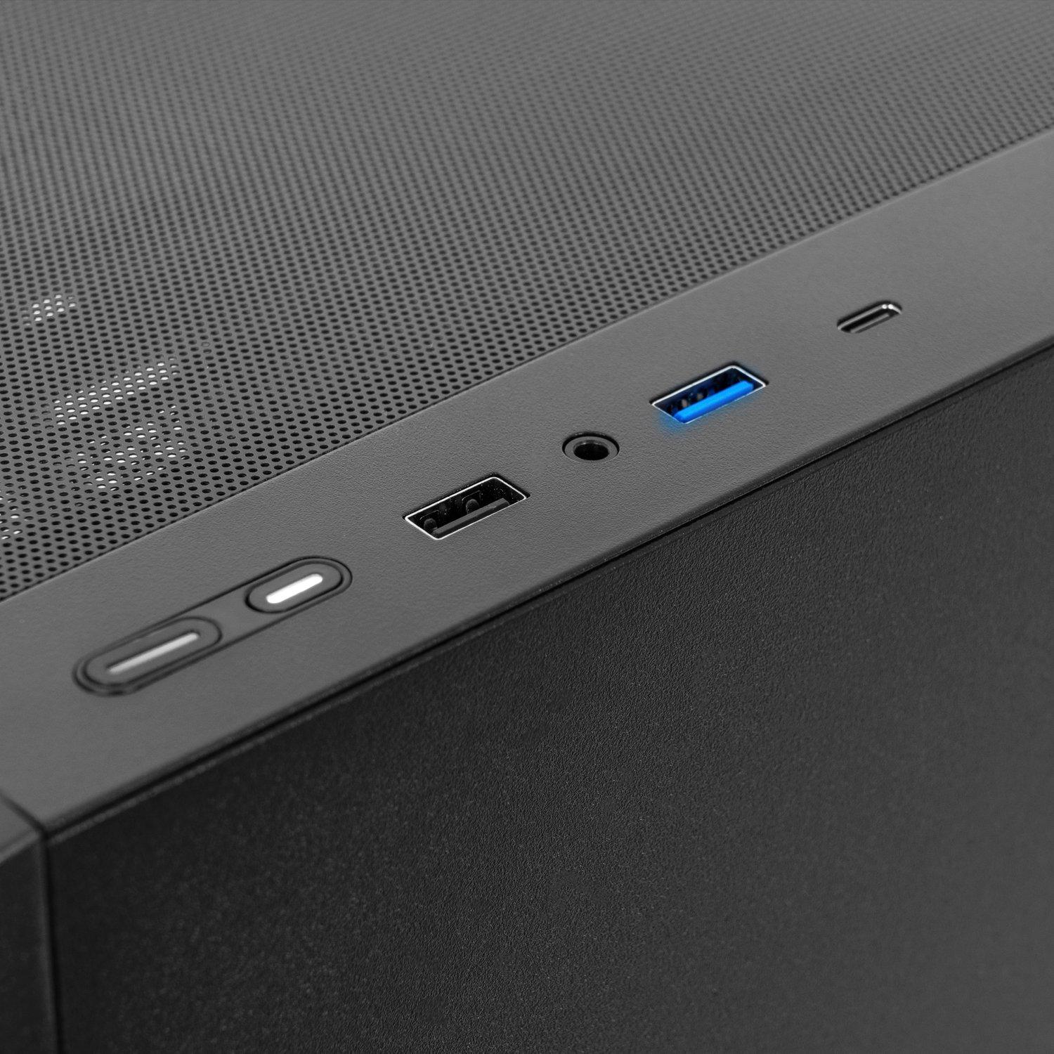 Zwart - PCSpecialist - Wraith 222 Gaming PC - Ryzen 7 9800X3D RTX 5080 16GB 32GB RAM 2TB SSD - 4K Gaming - 9