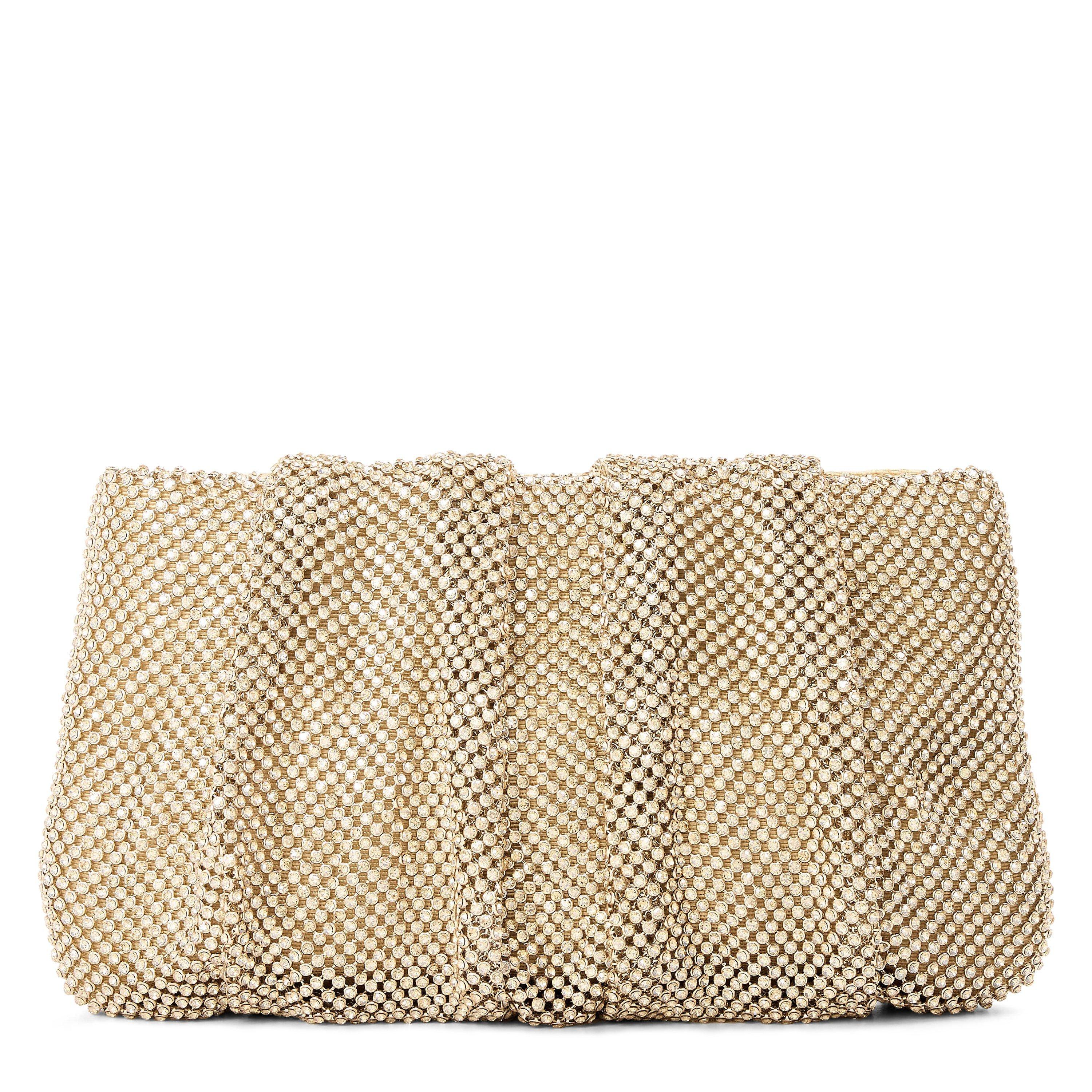 Shadow Gold - Loeffler Randall - Women's Serena Clutch Bag - 1