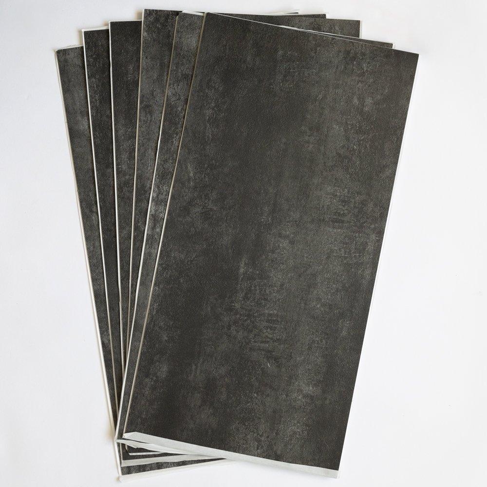 Grey - Floor Pops - Self Adhesive Vinyl Floor Tiles Quarry - 1