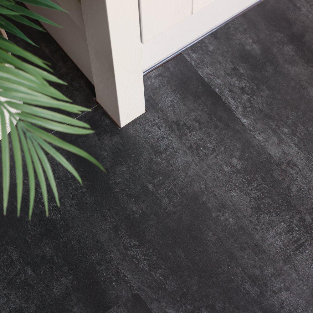 Grey - Floor Pops - Self Adhesive Vinyl Floor Tiles Quarry - 3