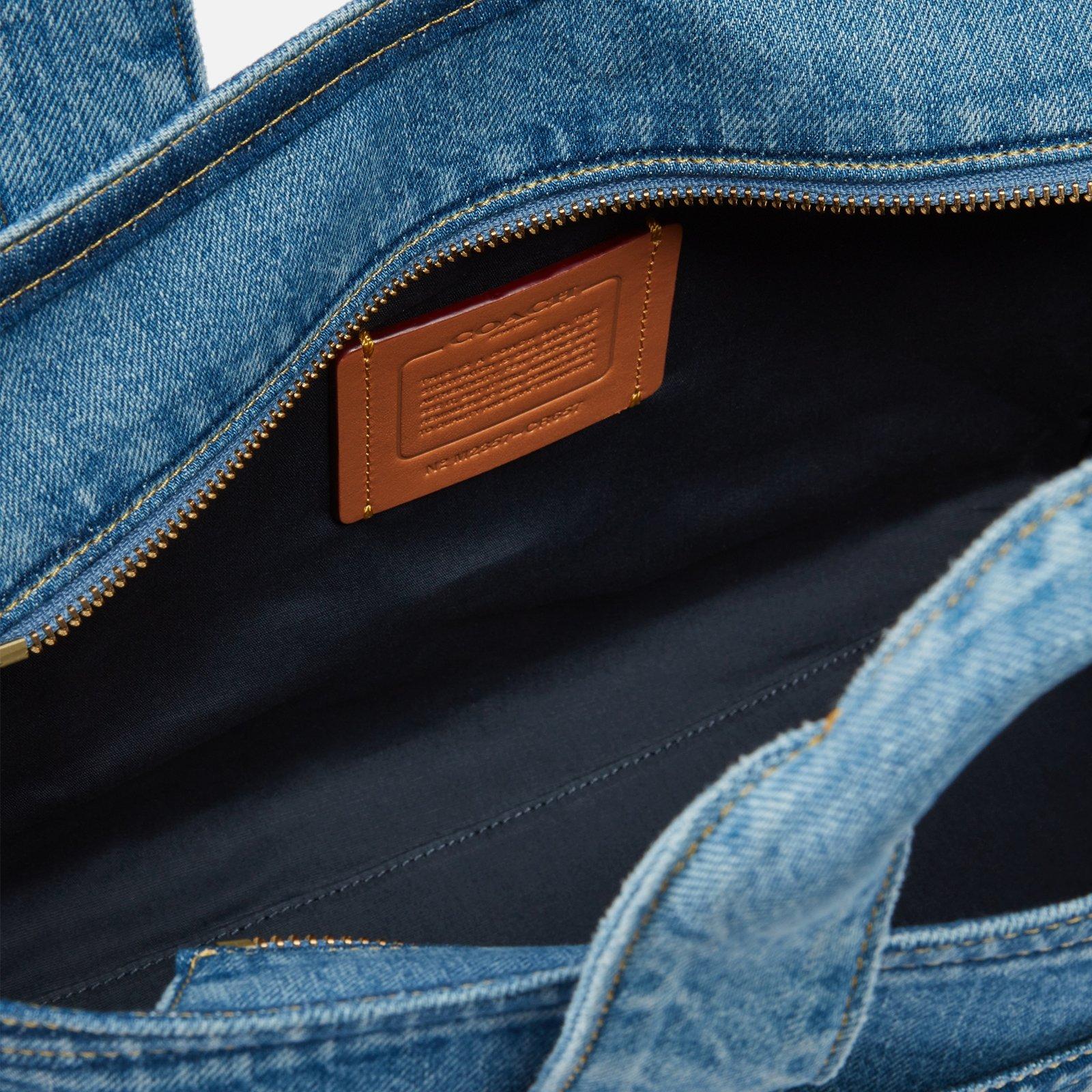 Indigo - Coach - Women's Dnm Cargo Tote Bag - 4