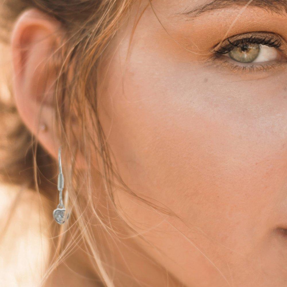 Silver - Aye Do Gifts - Happy Birthday PartyHeart Earrings on Card 3555-CD - 2