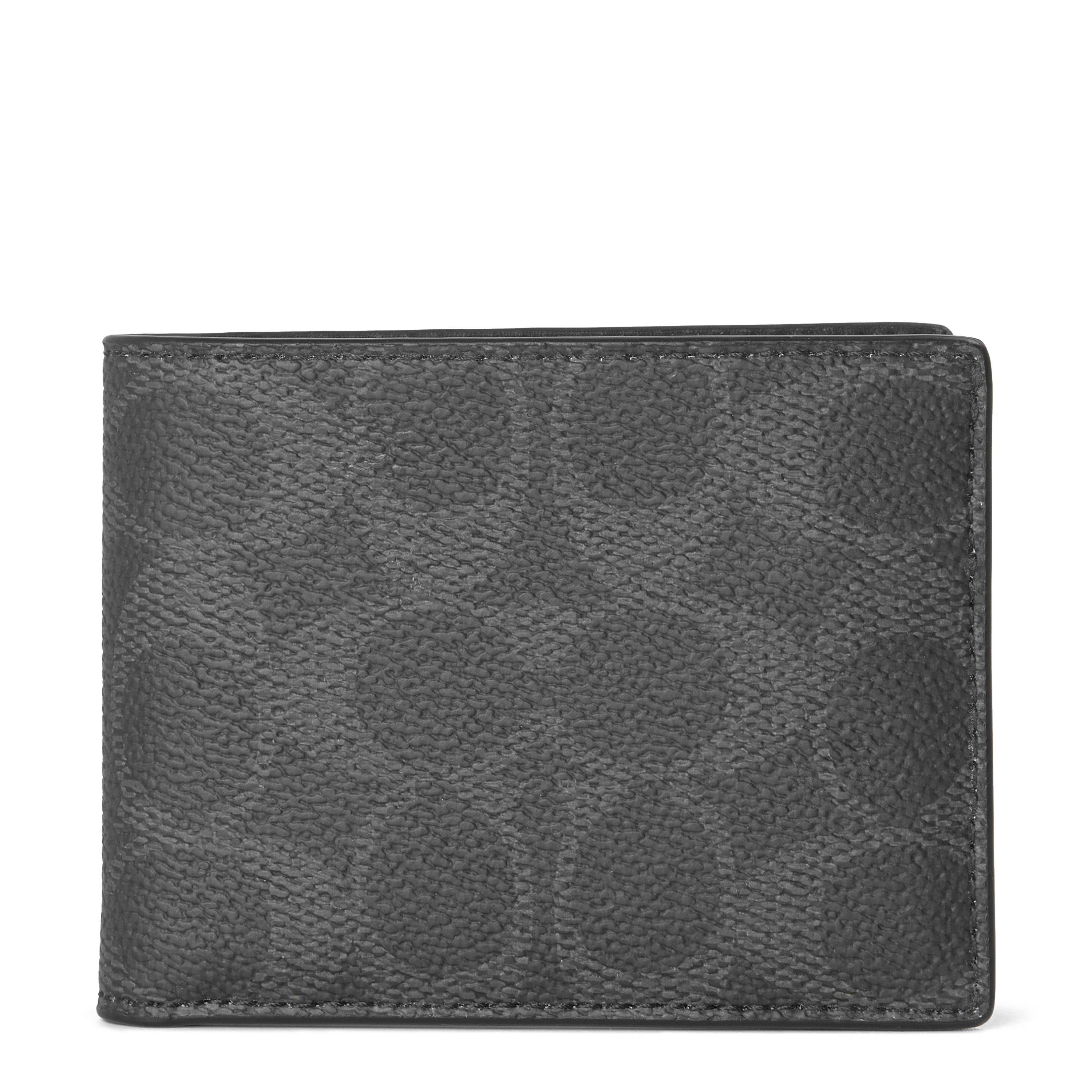 Coach Signature Slim Billfold Wallet