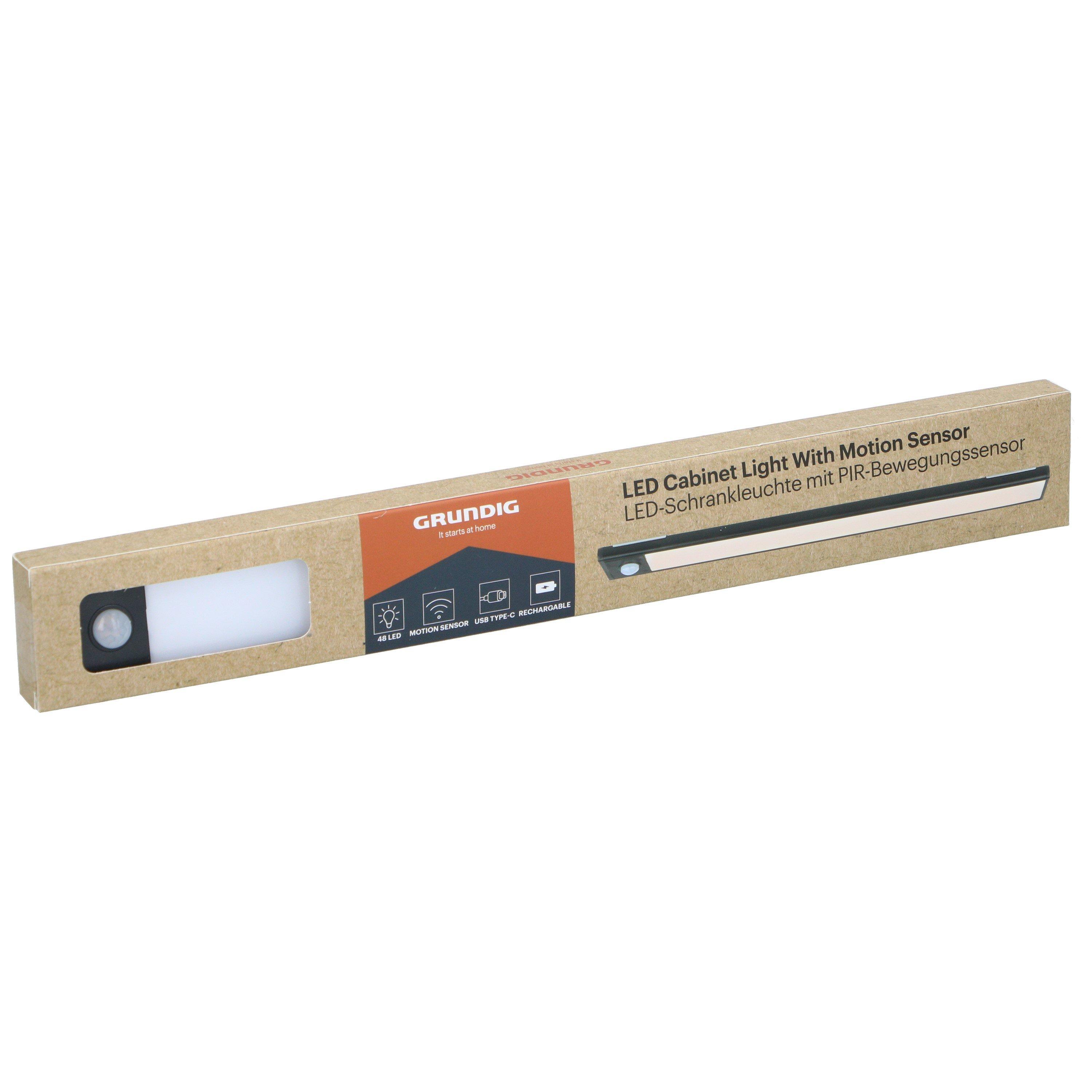 Multi - GRUNDIG - Cabinet PIR Motion Sensor USB Rechargeable Smart Light - 3
