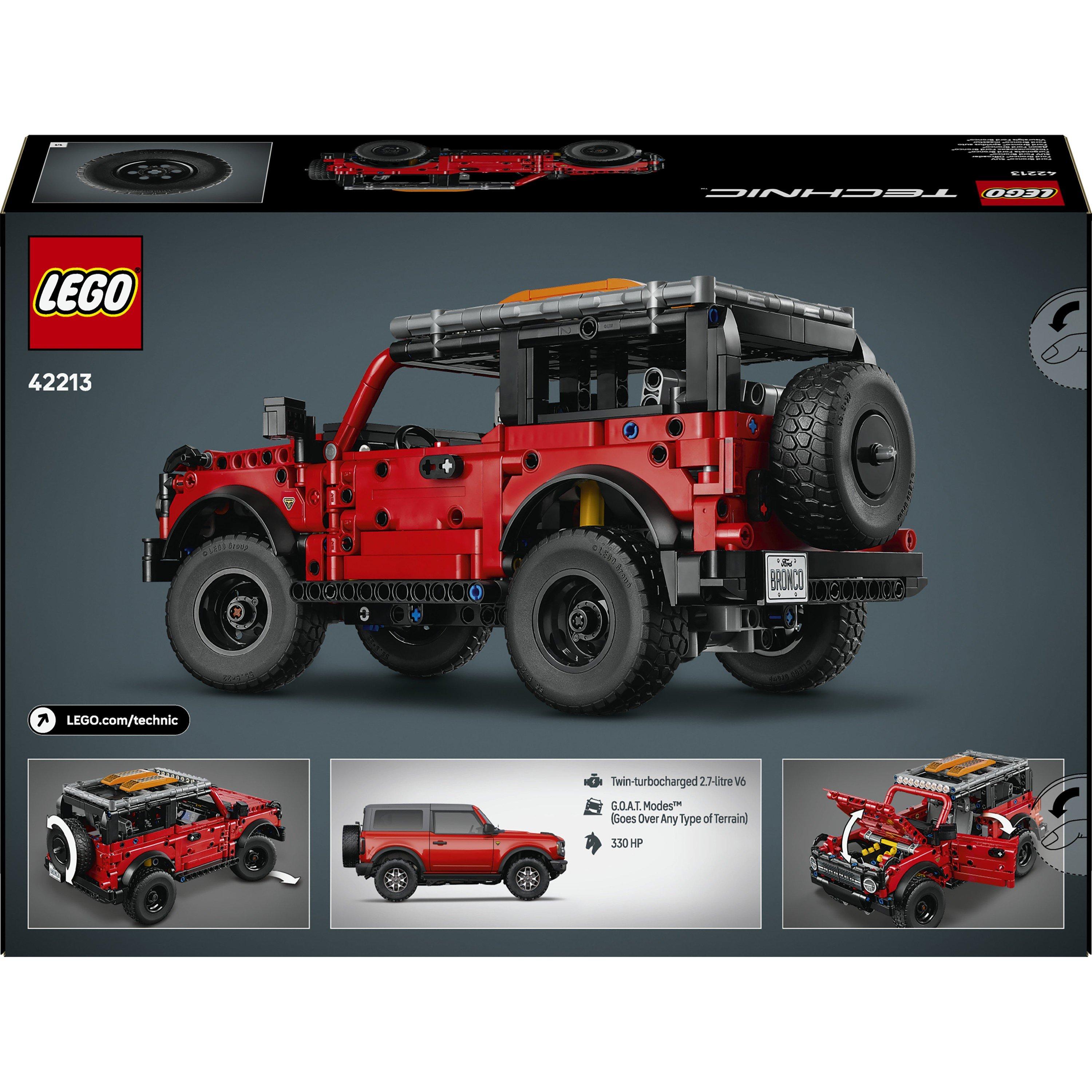Ford Bronco - LEGO - LEGO® Technic 42213 Ford Bronco® SUV Model Car Kit STEM Building Set - 10