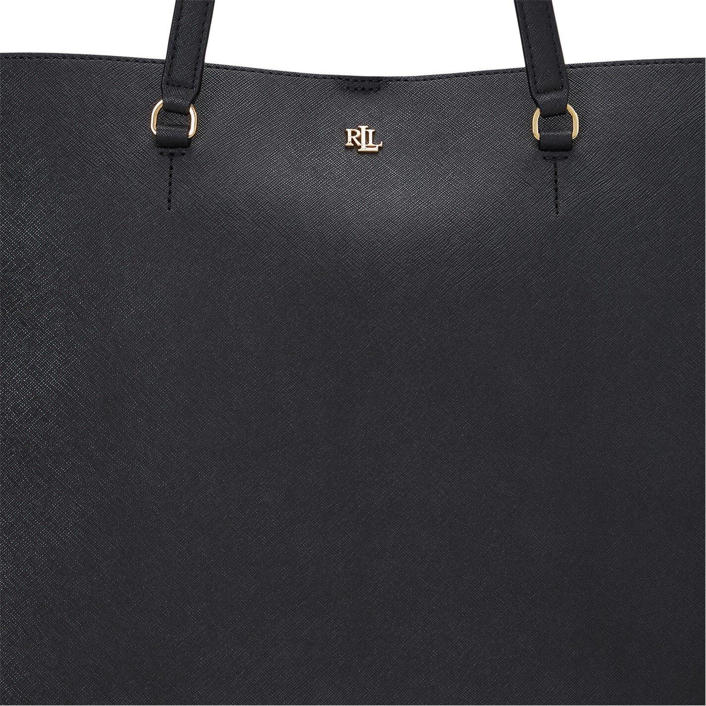 Black - Lauren by Ralph Lauren - Women's Karly Large Tote Bag - 5