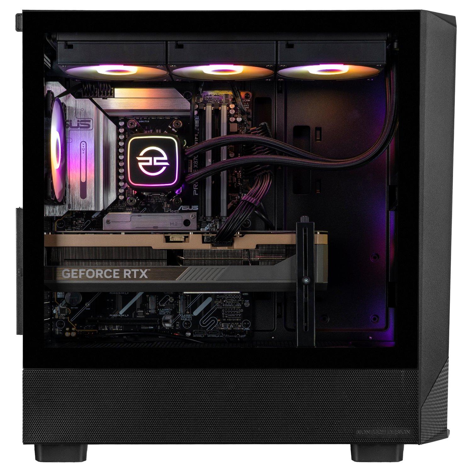Zwart - PCSpecialist - Wraith 224 Gaming PC - Ryzen 7 9800X3D RTX 5090 32GB 32GB RAM 2TB SSD - 4K Gaming - 2