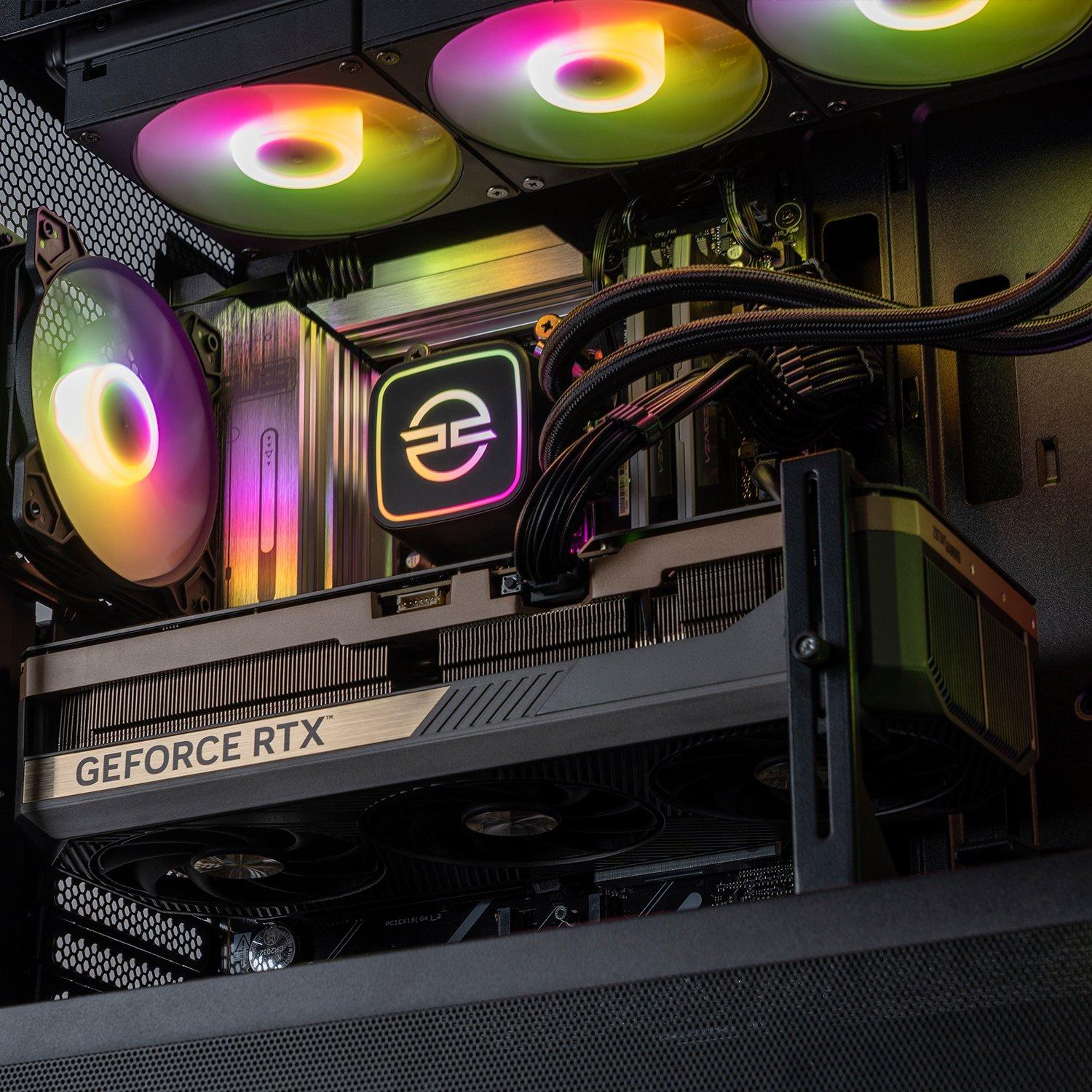 Zwart - PCSpecialist - Wraith 224 Gaming PC - Ryzen 7 9800X3D RTX 5090 32GB 32GB RAM 2TB SSD - 4K Gaming - 3