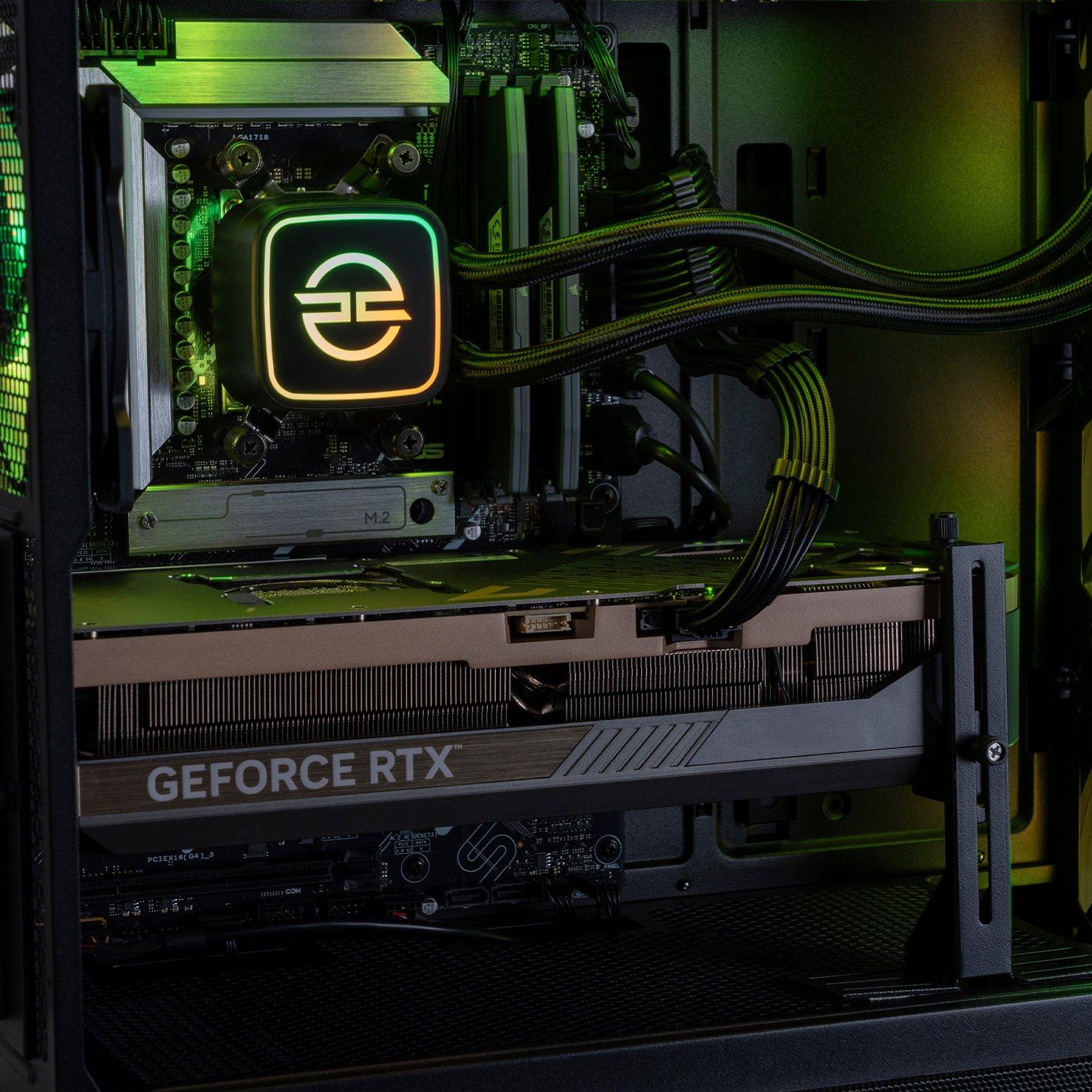 Zwart - PCSpecialist - Wraith 224 Gaming PC - Ryzen 7 9800X3D RTX 5090 32GB 32GB RAM 2TB SSD - 4K Gaming - 4