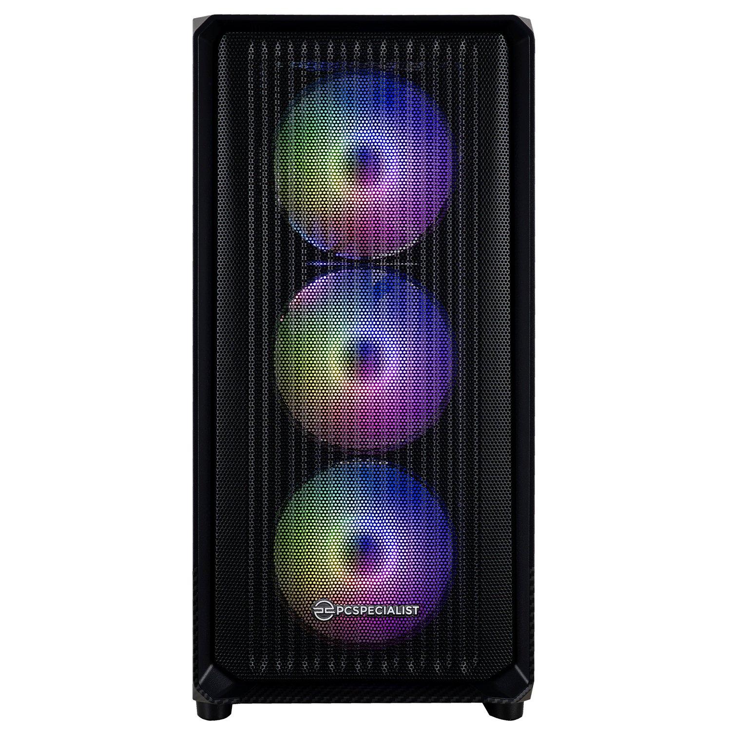 Zwart - PCSpecialist - Wraith 224 Gaming PC - Ryzen 7 9800X3D RTX 5090 32GB 32GB RAM 2TB SSD - 4K Gaming - 5