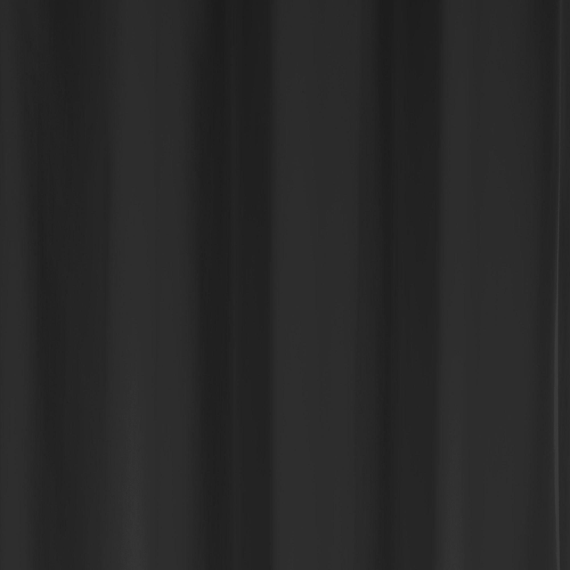 Black - Fusion - Sorbonne Thermal Lined Eyelet Curtains in Black - 3