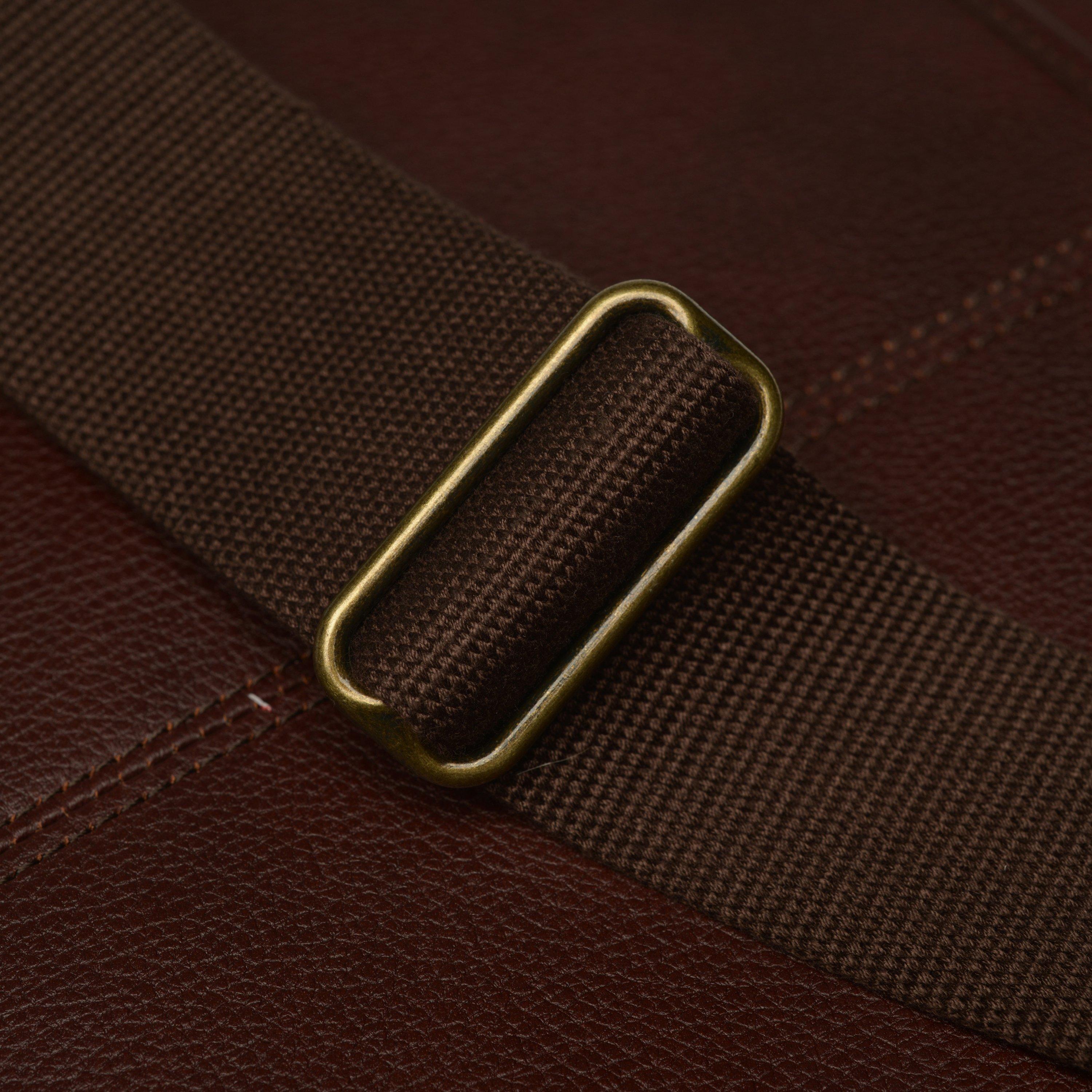 Dark Brown BR91 - Barbour - Leather Briefcase - 6