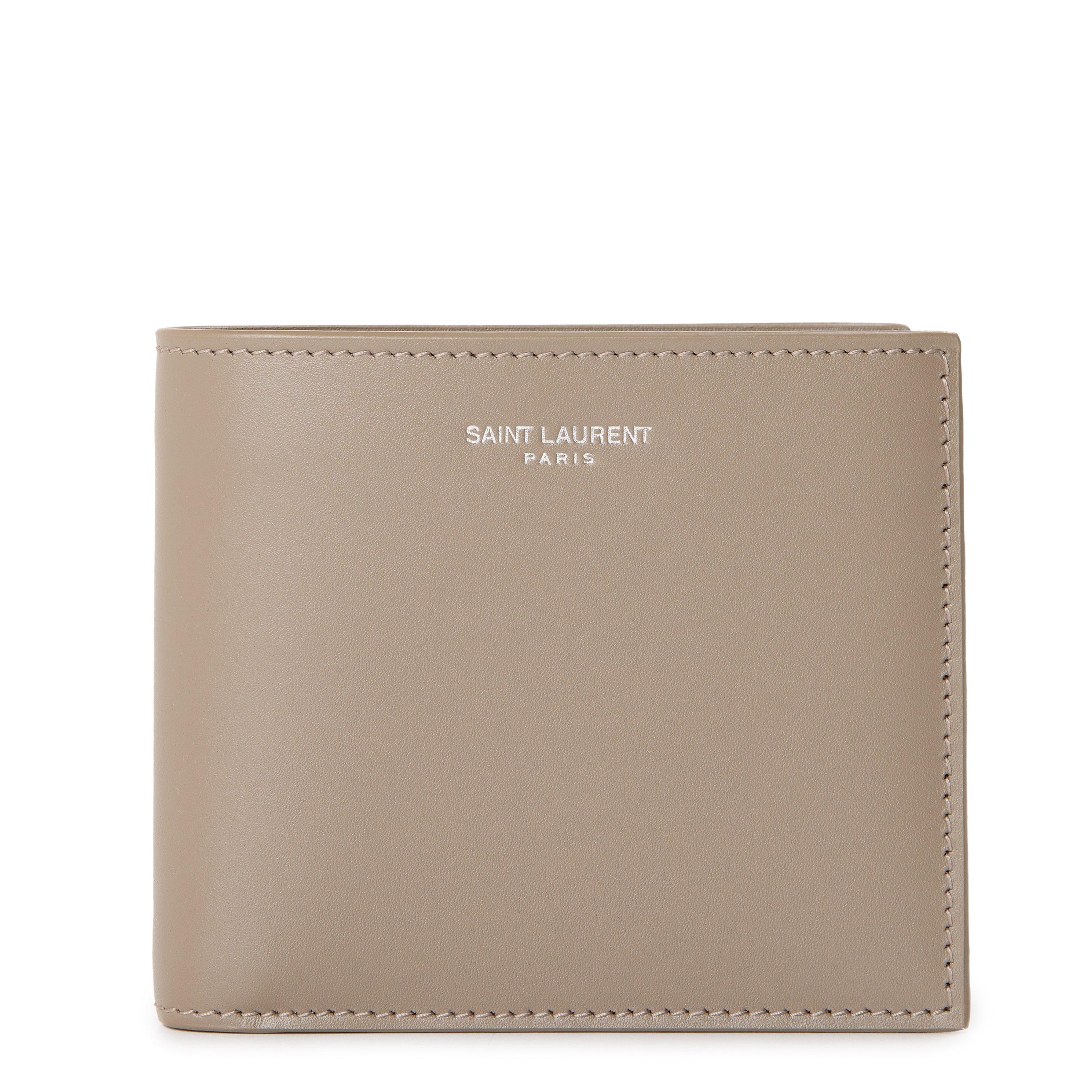 Taupe - Saint Laurent - Men's Billfold Wallet - 1