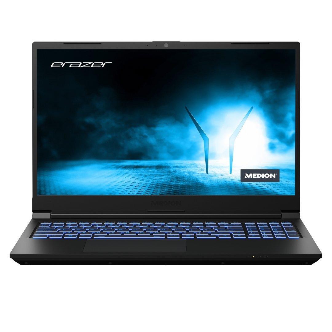 Black - Medion - Medion Crawler E30e 15.6 Gaming Laptop - Intel Core i5-12450H 16GB 512GB SSD RTX 2050 - 1