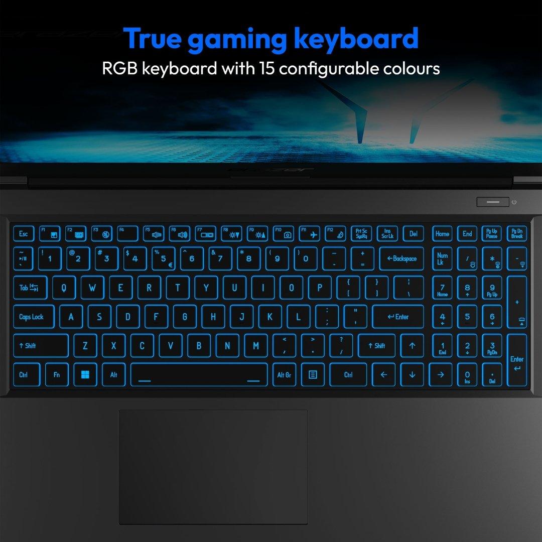 Crna - Medion - Medion Crawler E30e 15.6 Gaming Laptop - Intel Core i5-12450H 16GB 512GB SSD RTX 2050 - 6